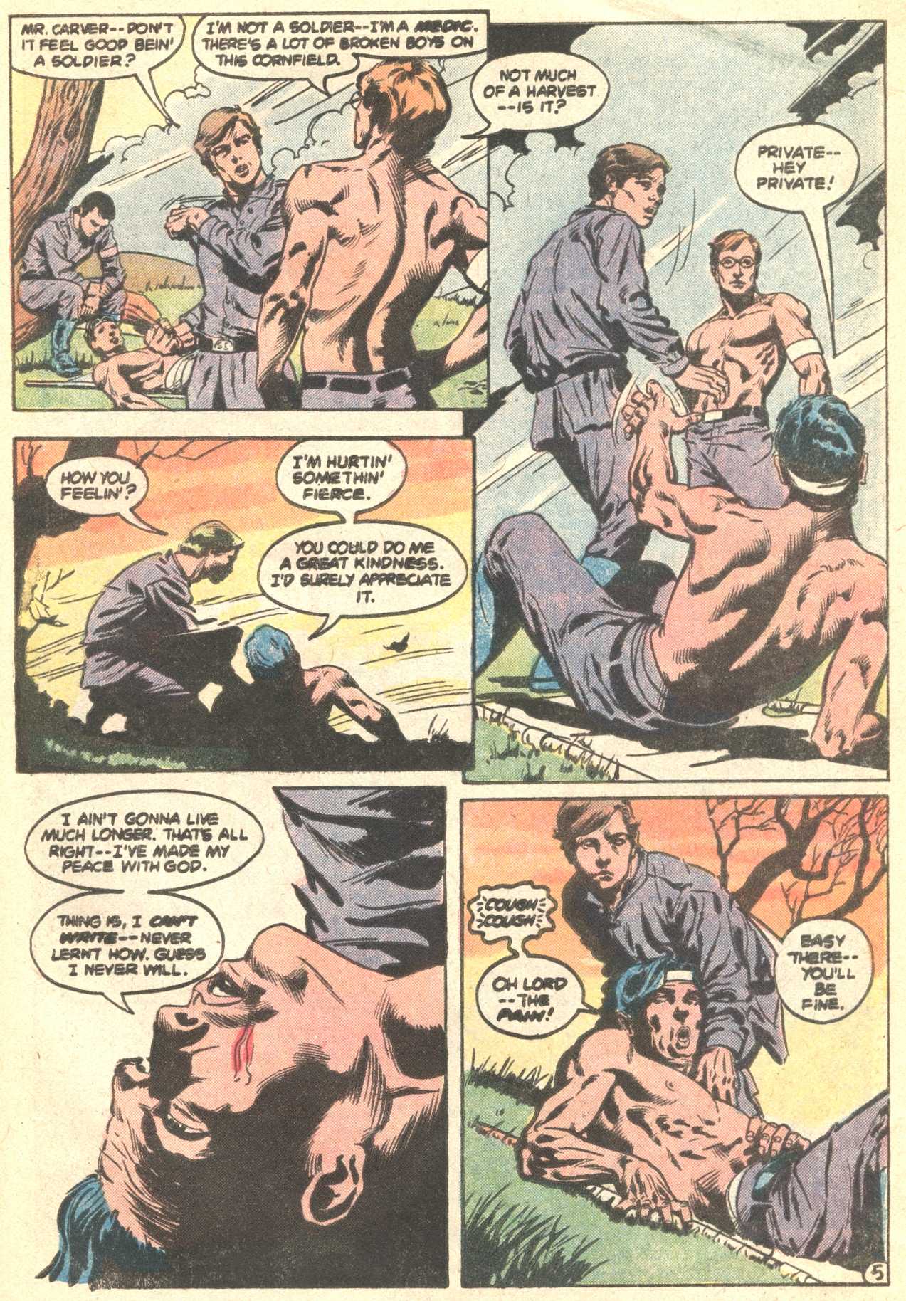 Read online Unknown Soldier (1977) comic -  Issue #215 - 25