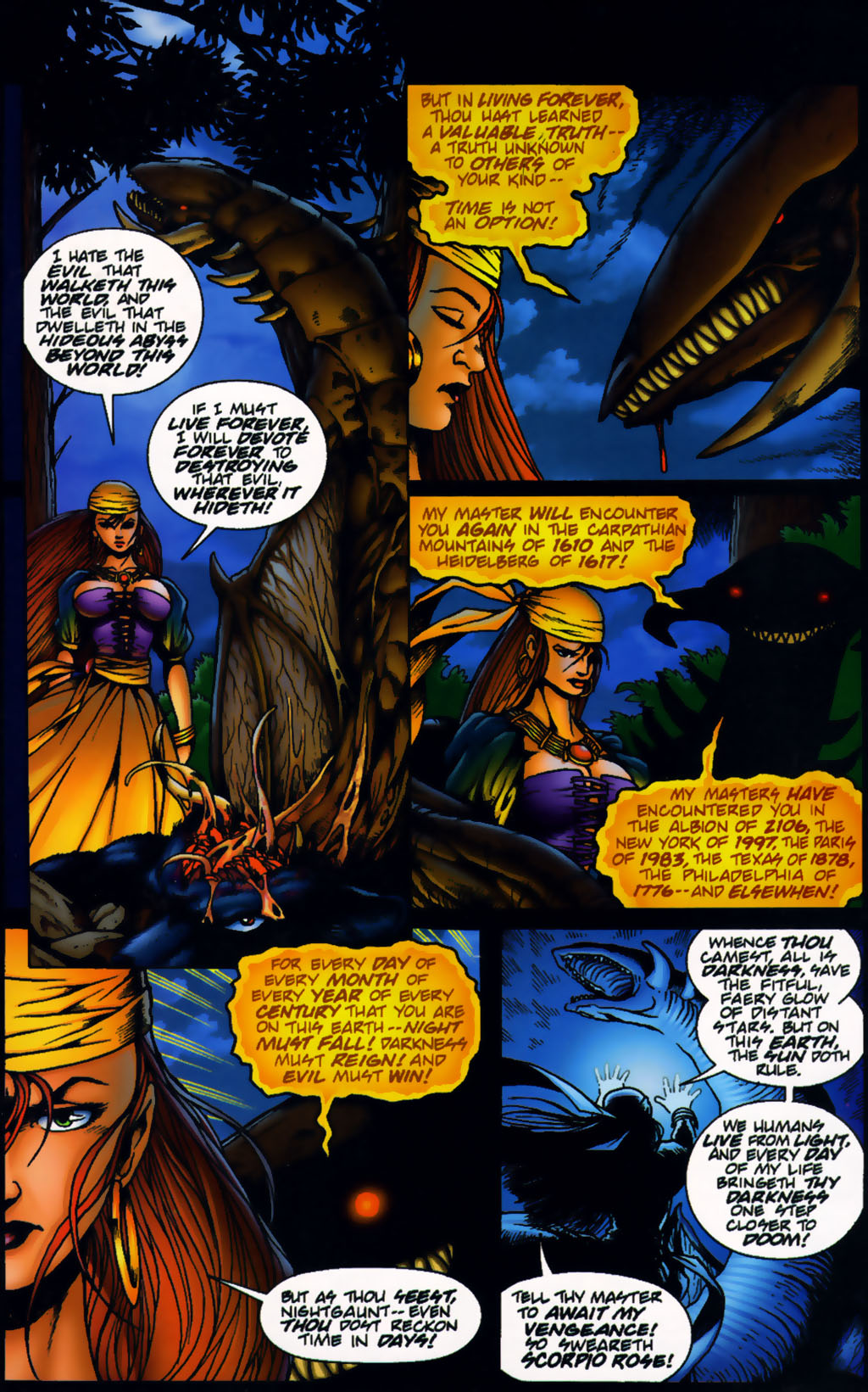Read online Warrior Nun Areala: Scorpio Rose comic -  Issue #1 - 7