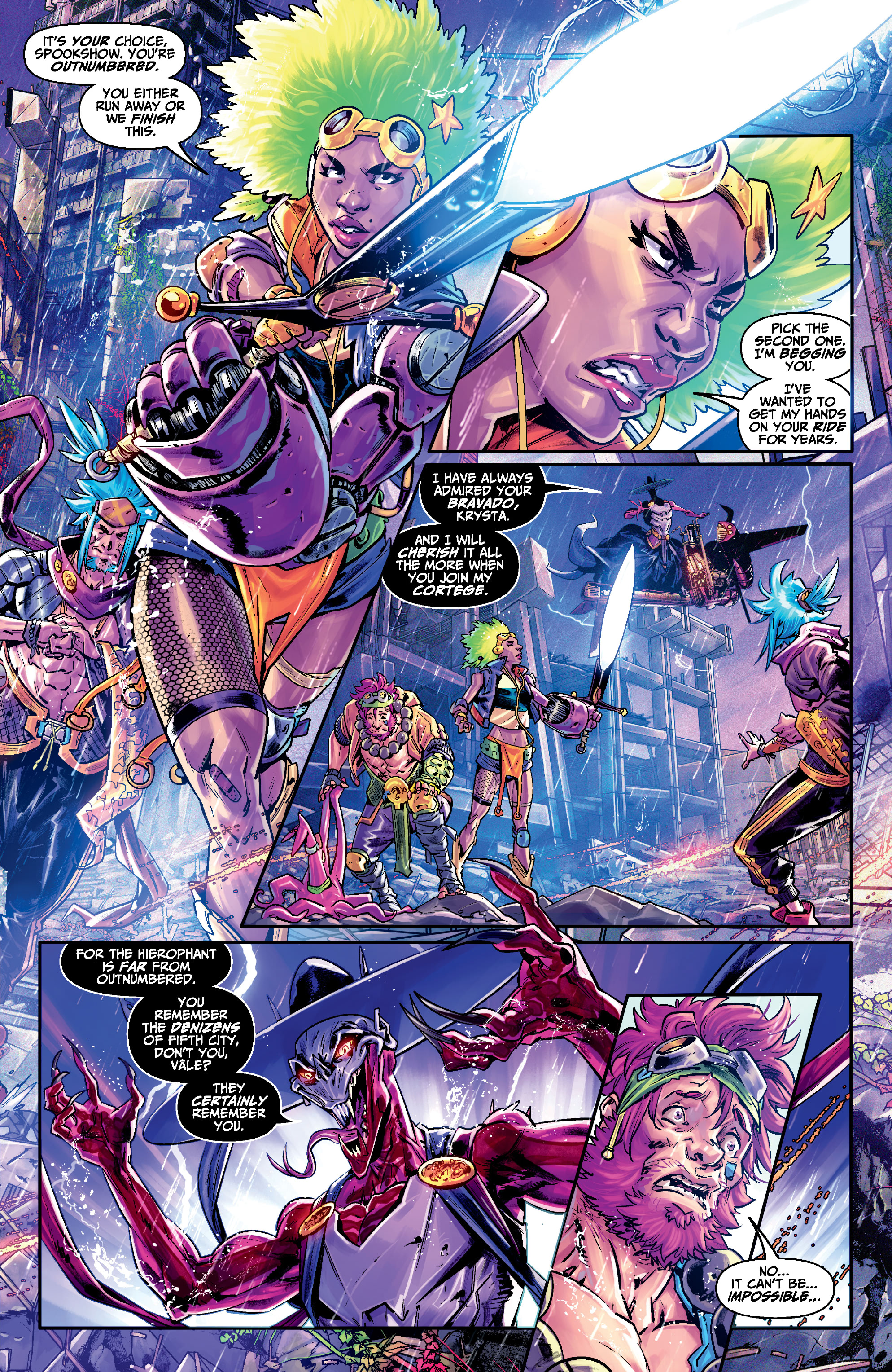 Read online No One Left To Fight II comic -  Issue #4 - 7