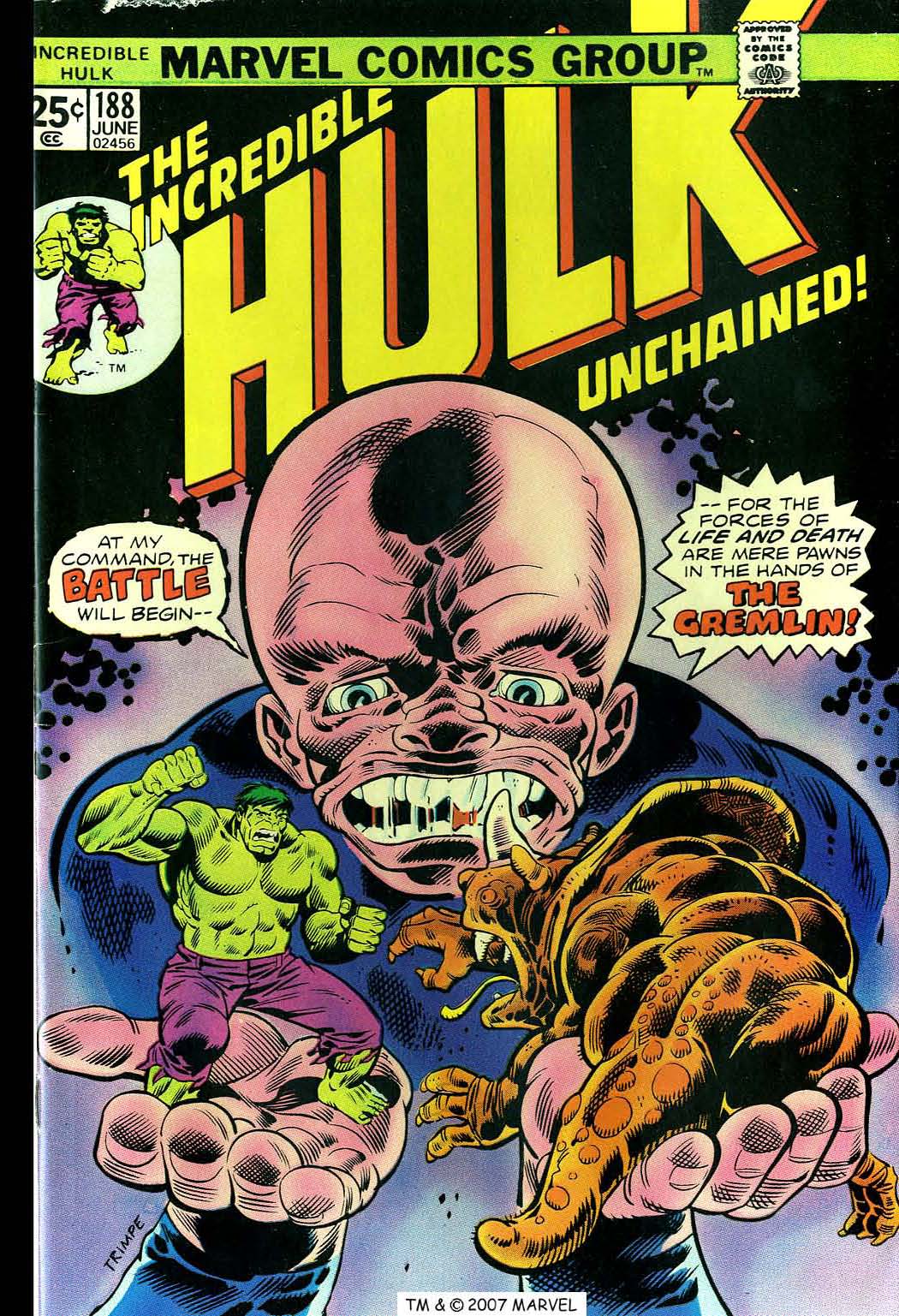 Read online The Incredible Hulk (1968) comic -  Issue #188 - 1