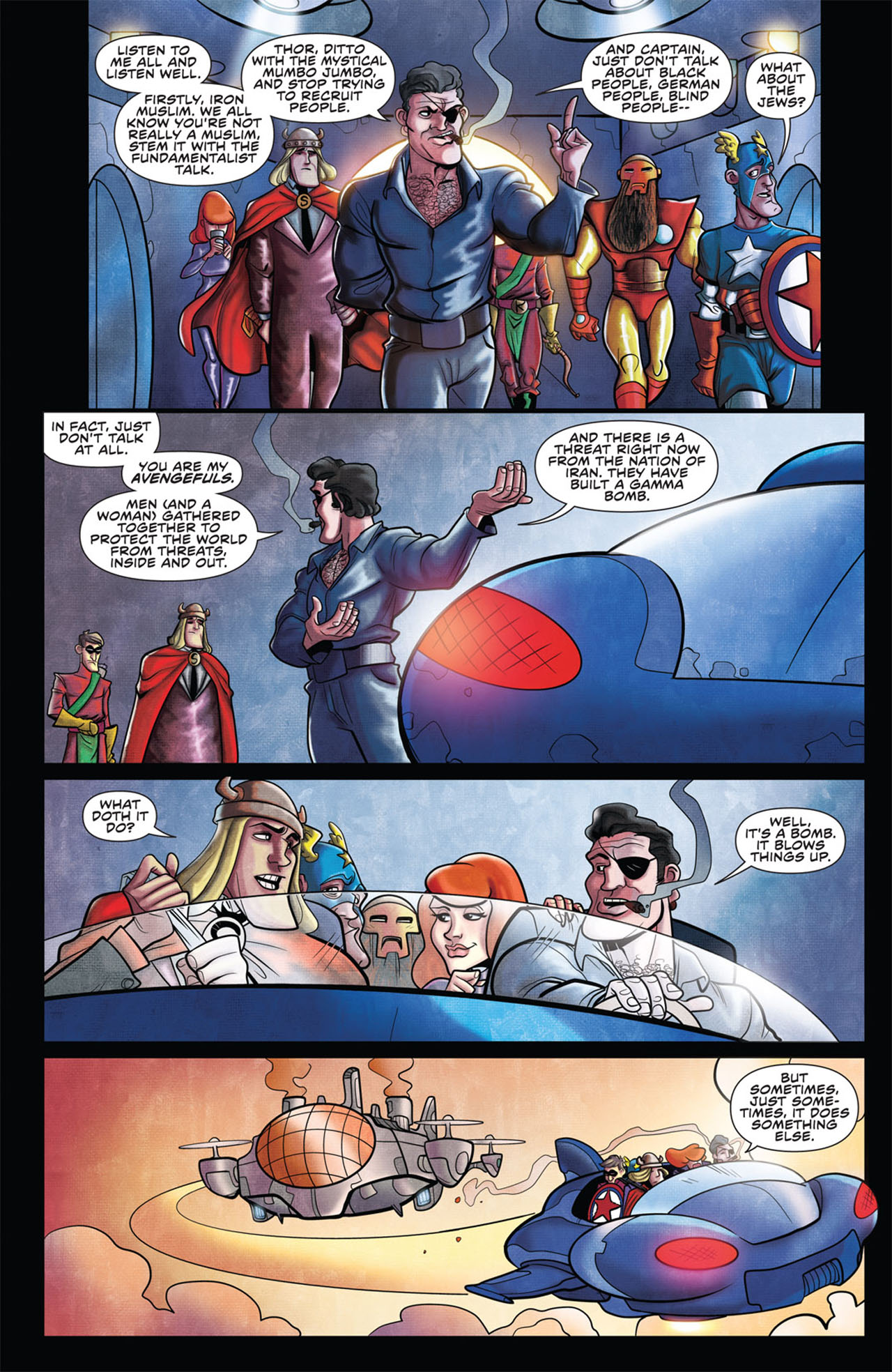Read online Rich Johnston's The Avengefuls comic -  Issue # Full - 10