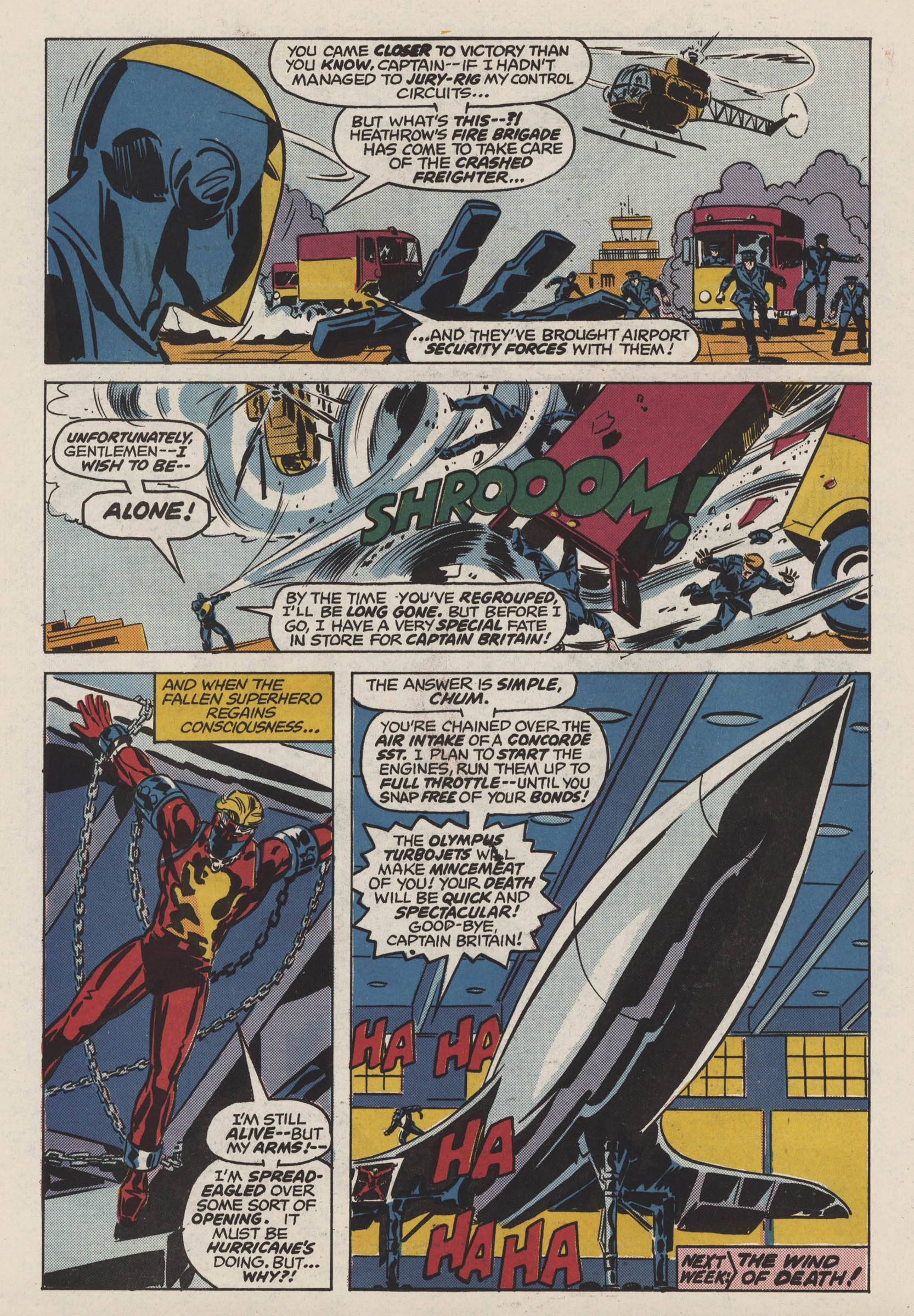 Read online Captain Britain (1976) comic -  Issue #6 - 8