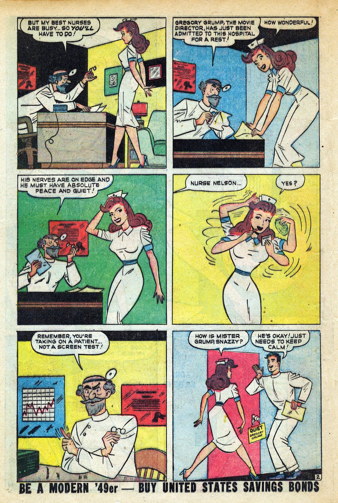 Read online Nellie The Nurse (1945) comic -  Issue #20 - 28