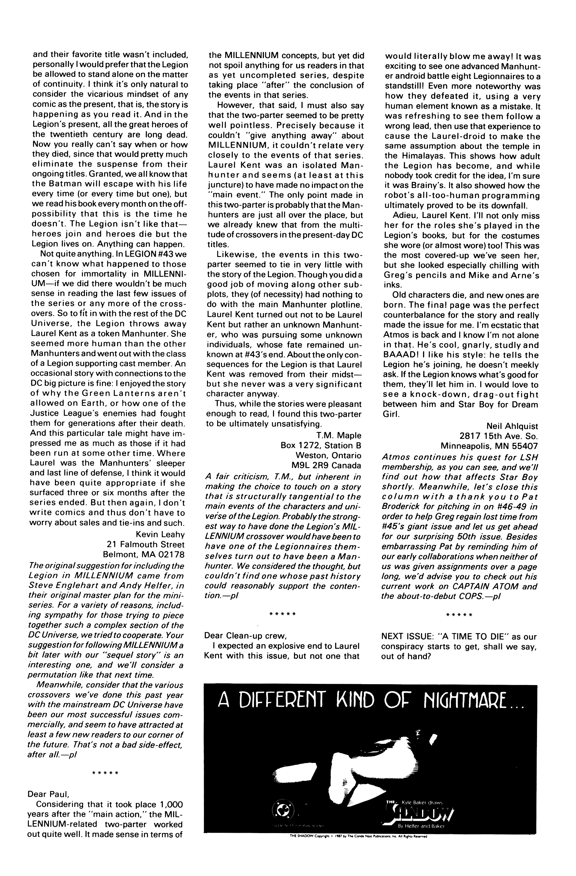 Read online Legion of Super-Heroes (1984) comic -  Issue #47 - 30