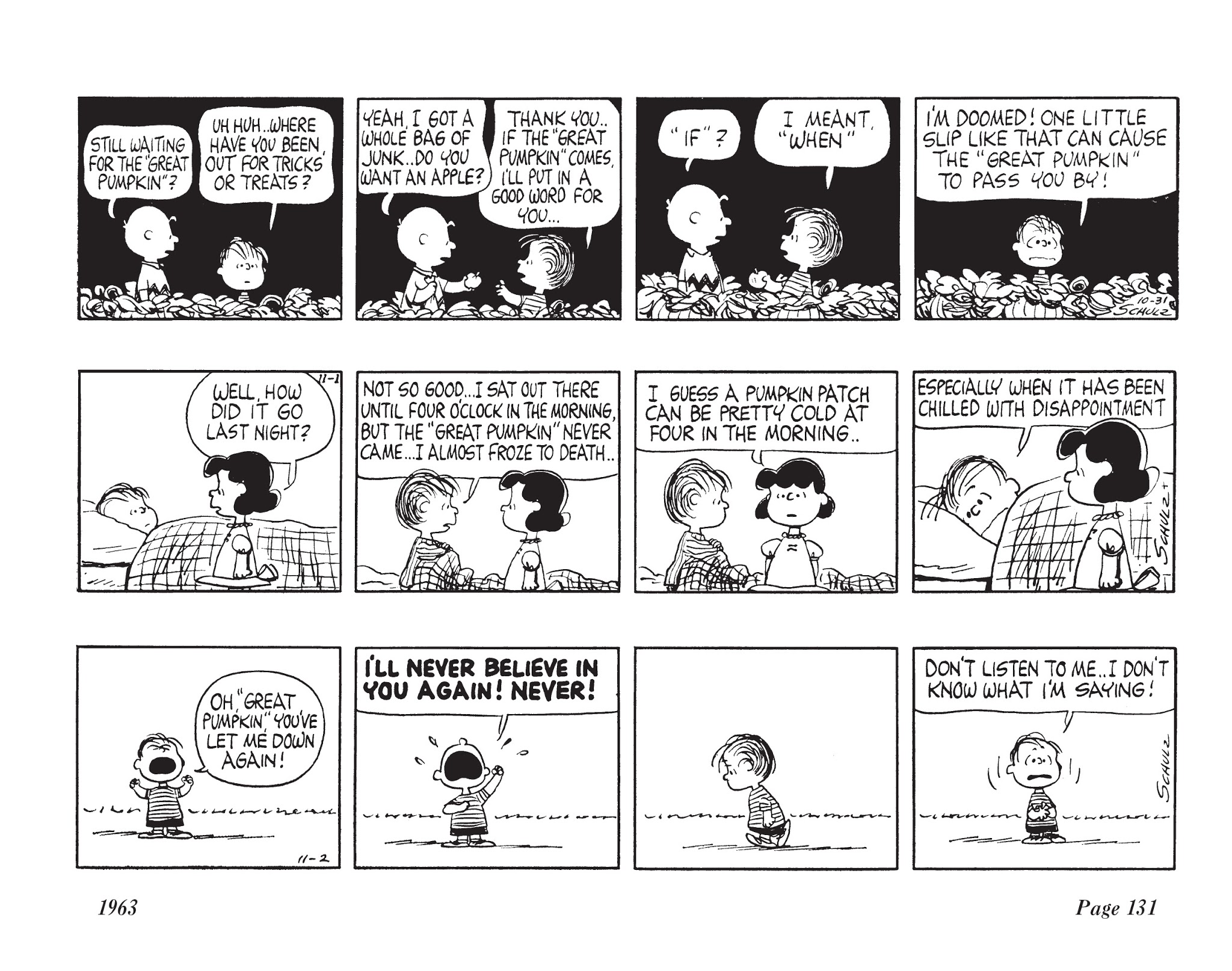 Read online The Complete Peanuts comic -  Issue # TPB 7 - 142