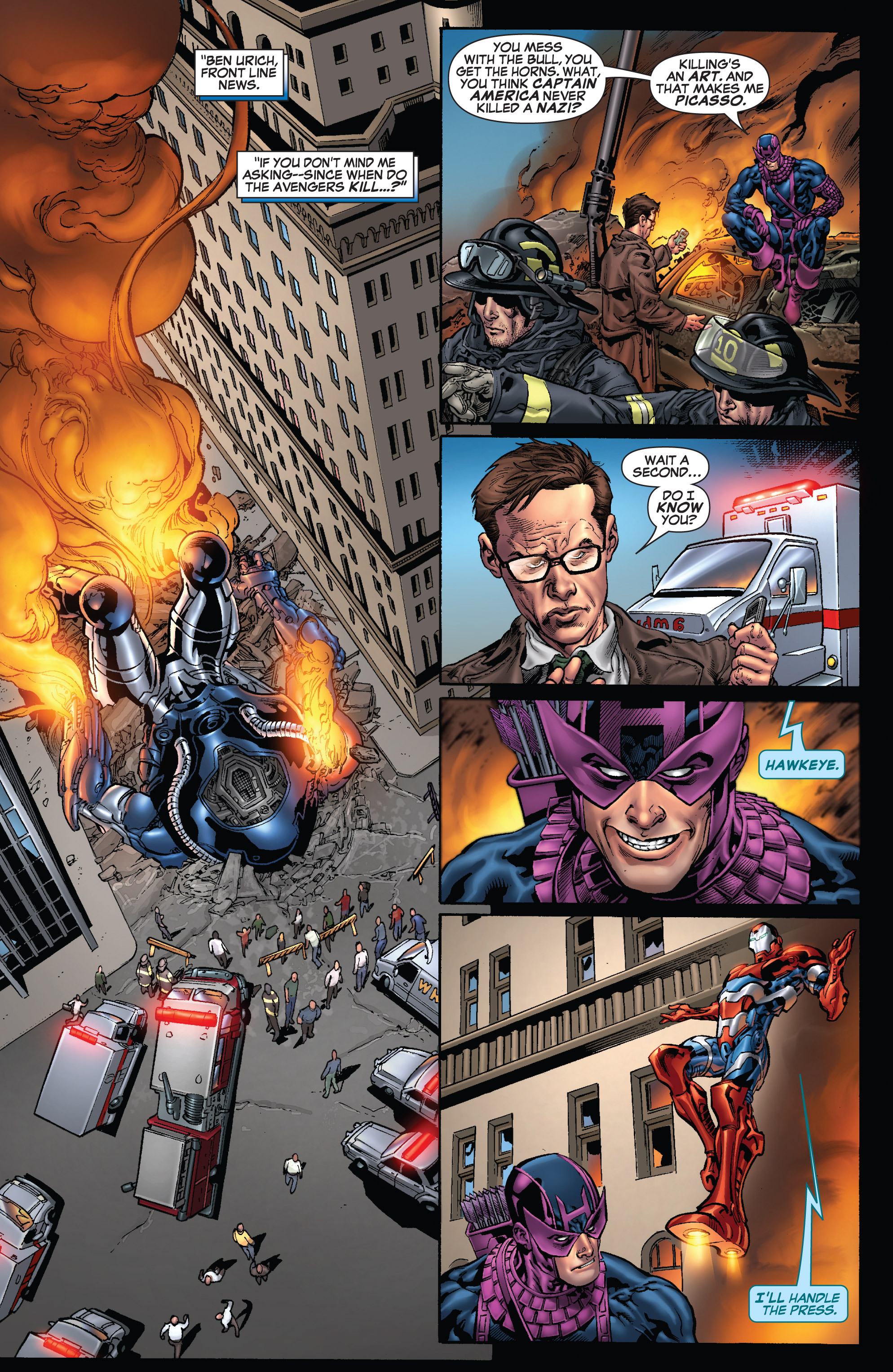 Read online Dark Reign: Hawkeye comic -  Issue #1 - 9