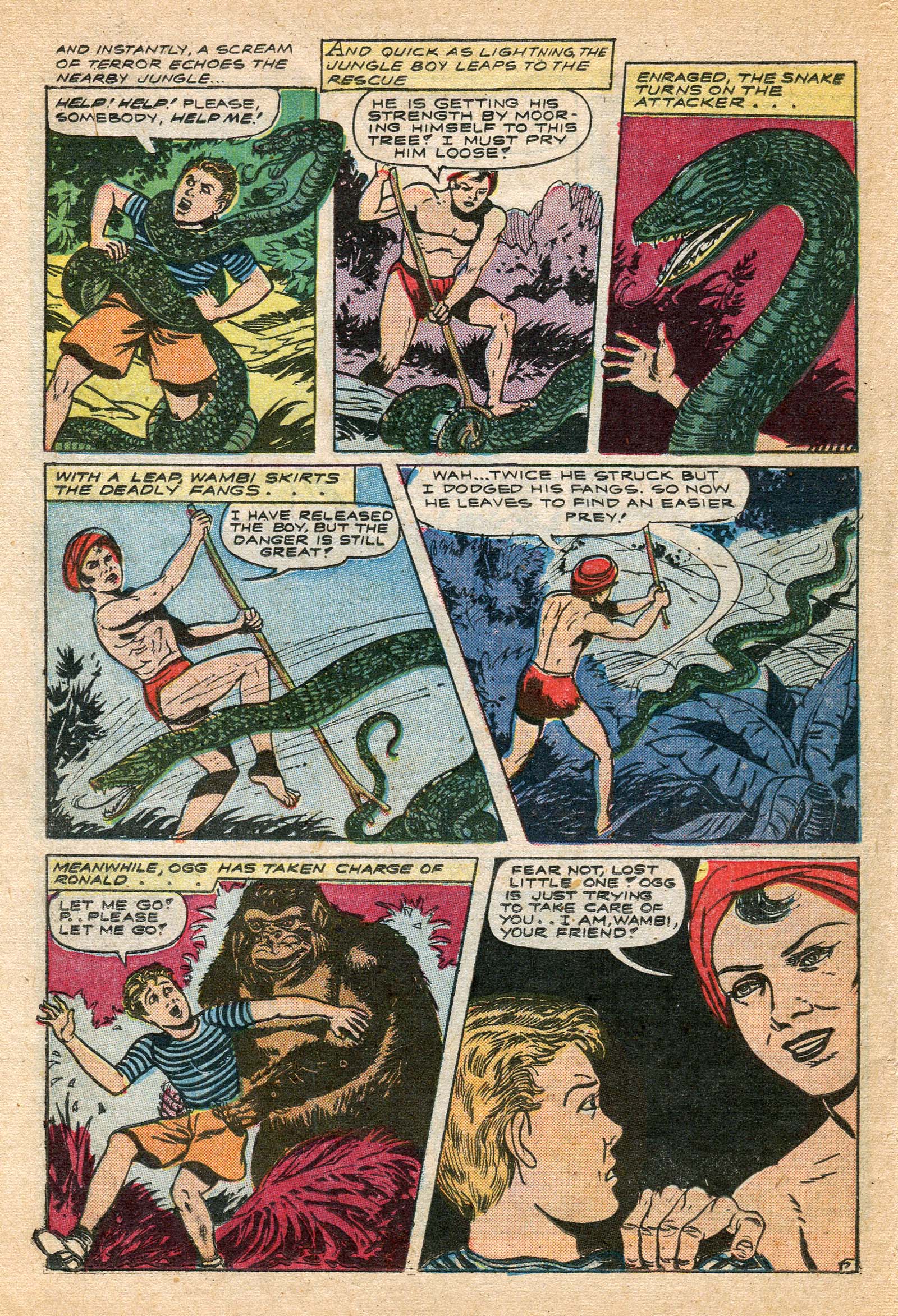 Read online Wambi Jungle Boy comic -  Issue #7 - 36