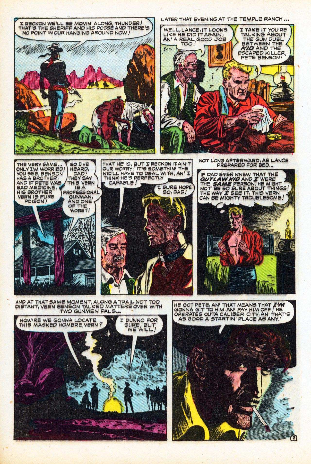Read online The Outlaw Kid (1954) comic -  Issue #3 - 28