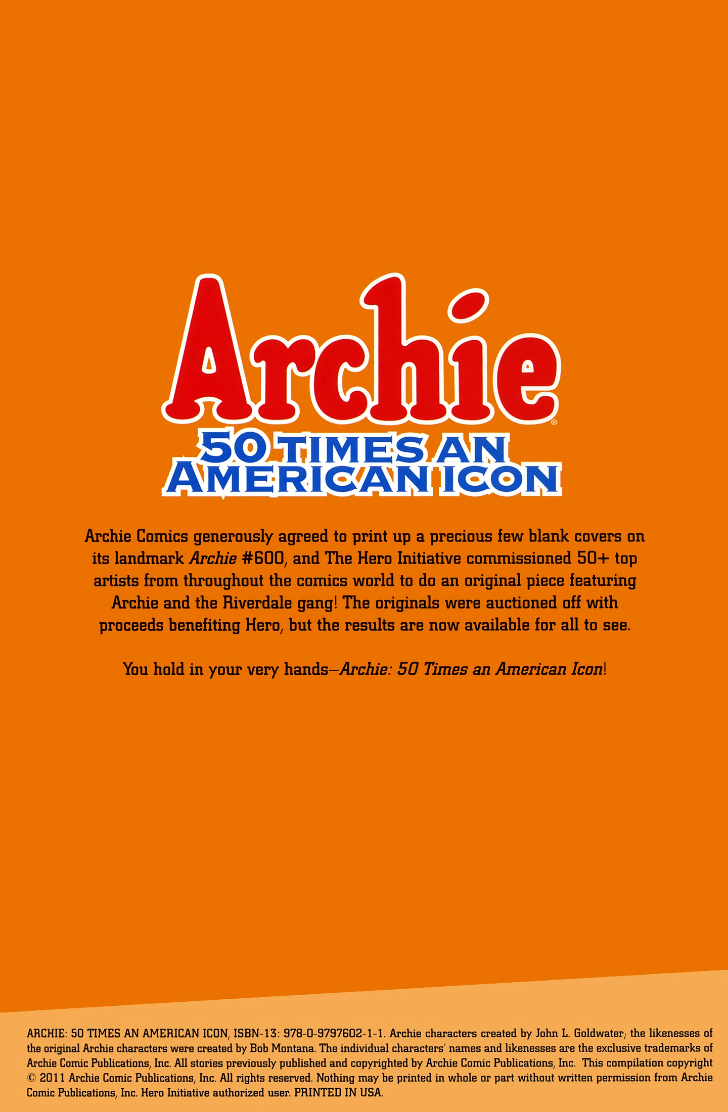 Read online Archie: 50 Times An American Icon comic -  Issue # TPB - 4