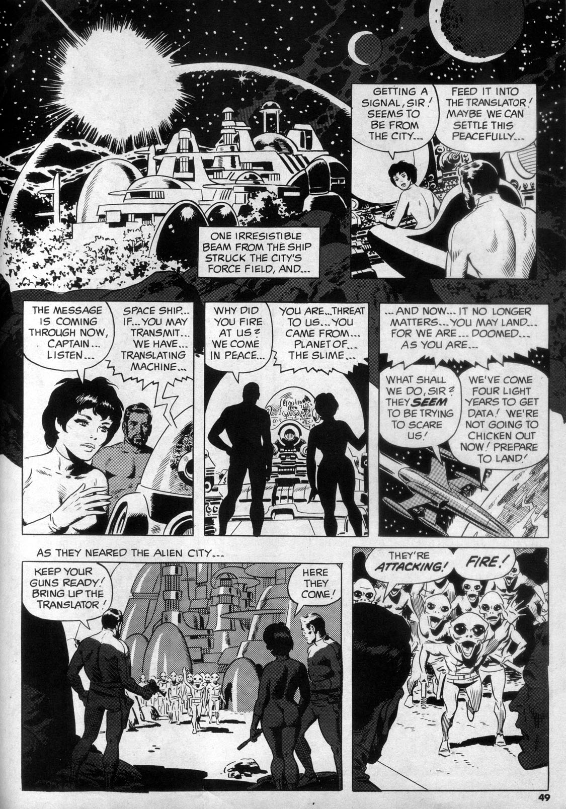 Read online Creepy (1964) comic -  Issue #48 - 49