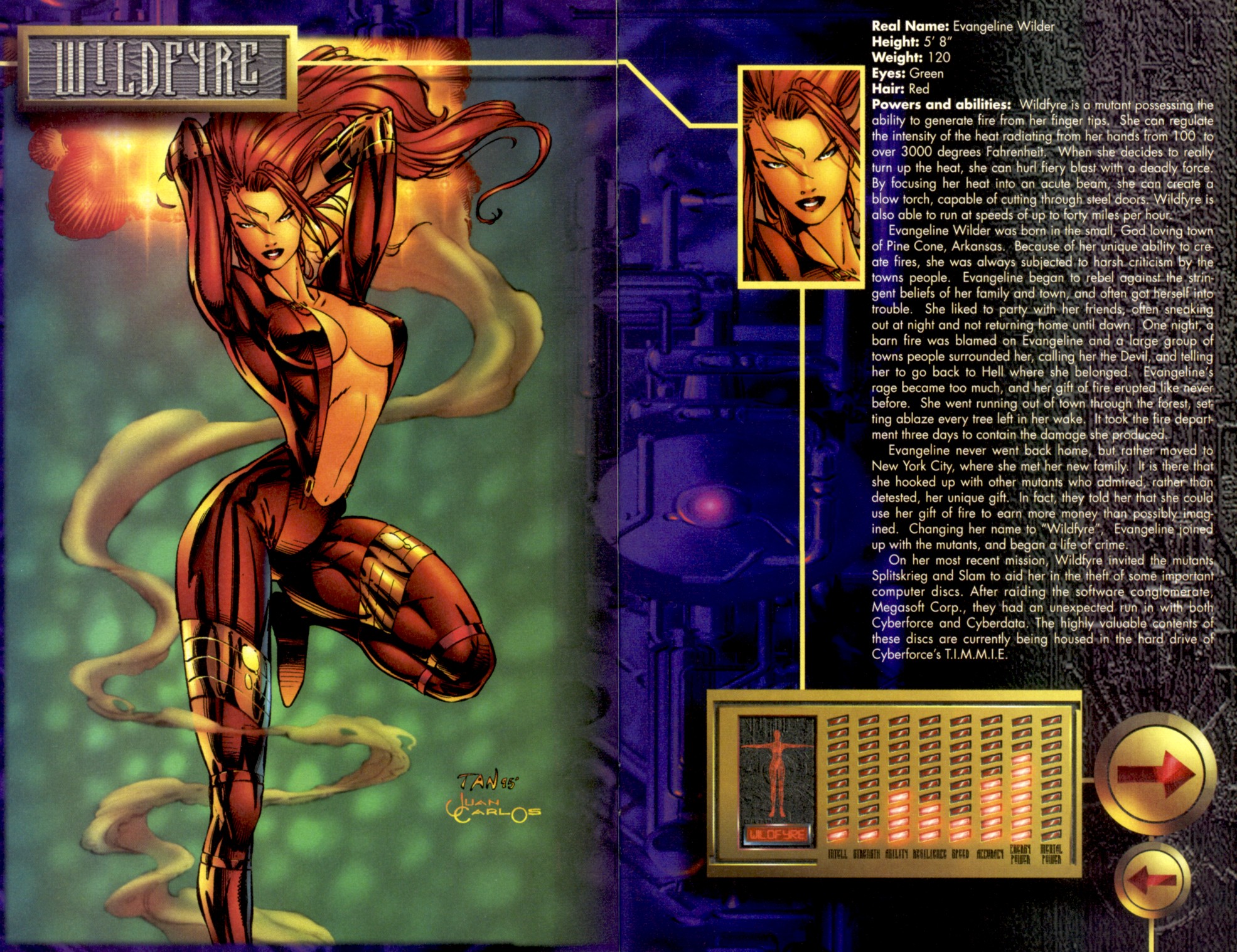 Read online Cyberforce Universe Sourcebook comic -  Issue #2 - 17