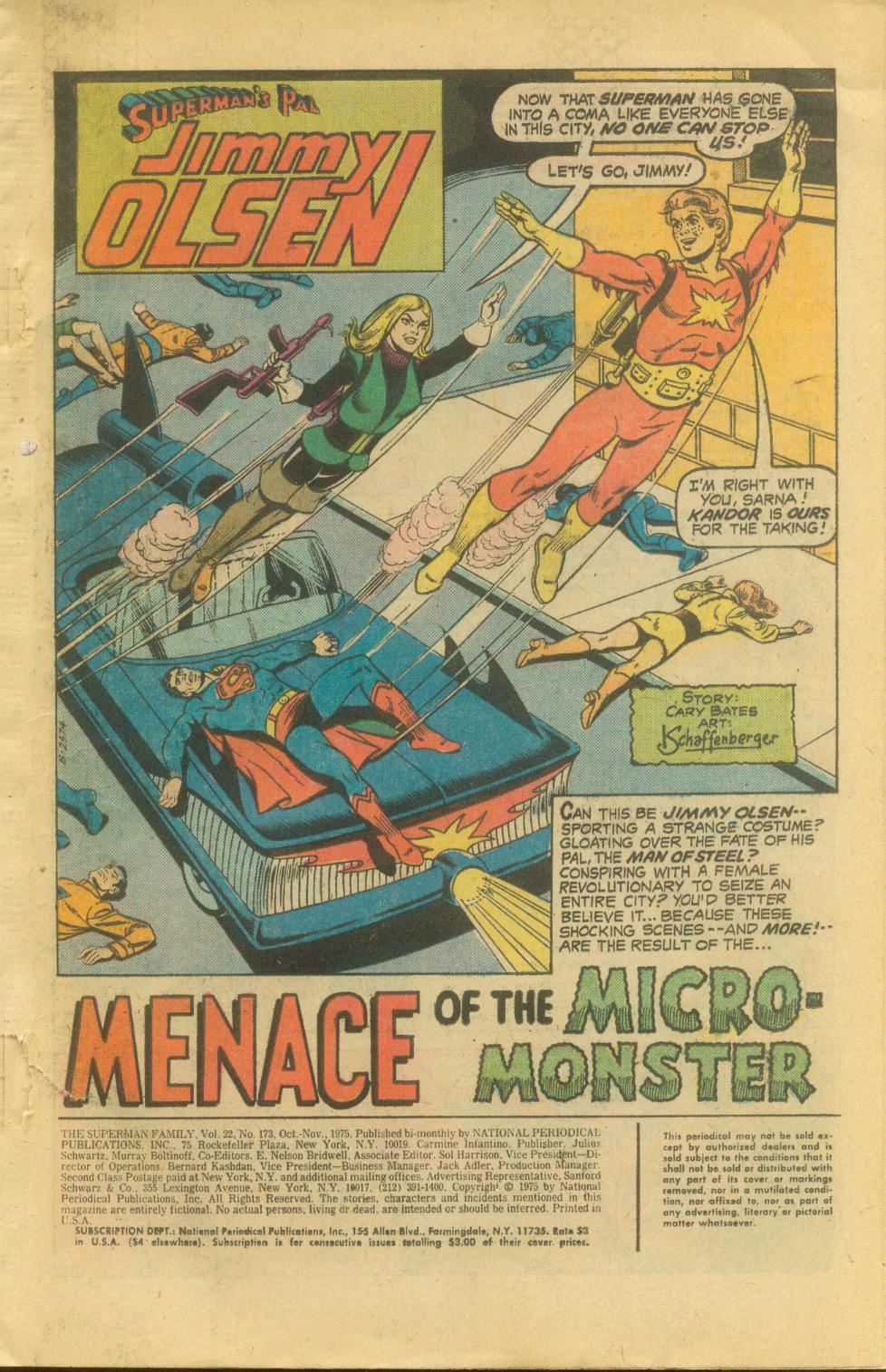 Read online The Superman Family comic -  Issue #173 - 3