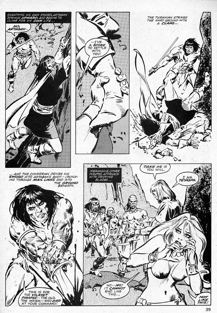 Read online The Savage Sword Of Conan comic -  Issue #38 - 39