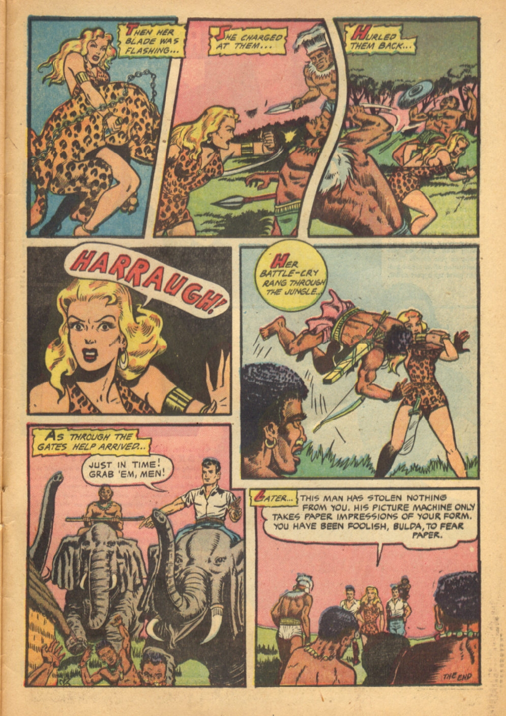 Read online Sheena, Queen of the Jungle (1942) comic -  Issue #16 - 33