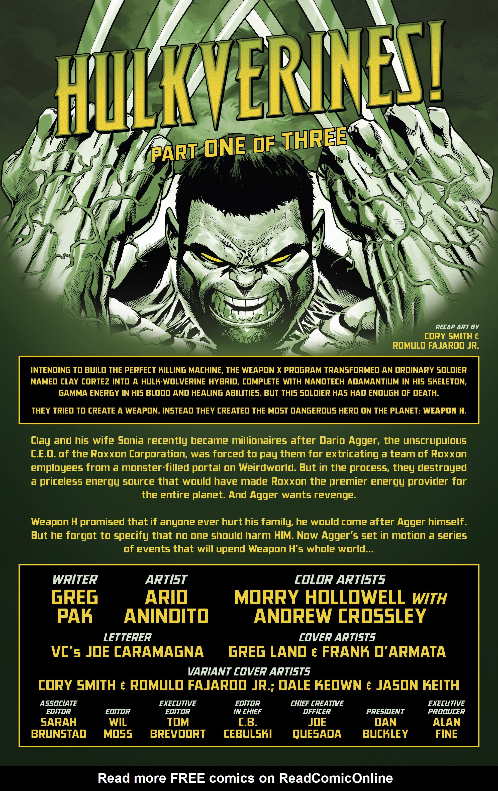 Read online Hulkverines comic -  Issue #1 - 2