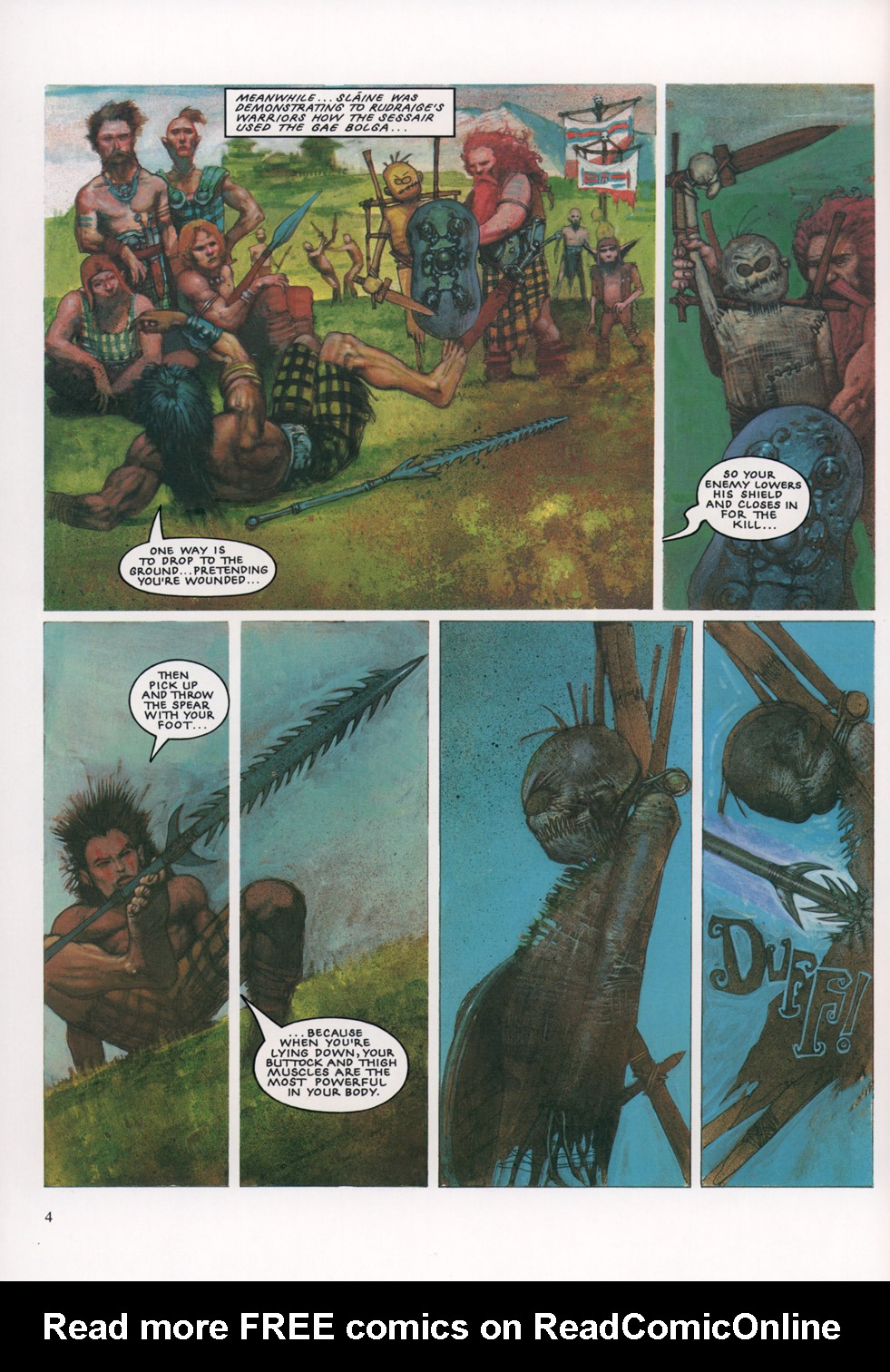 Read online Slaine: The Horned God (1993) comic -  Issue #3 - 5