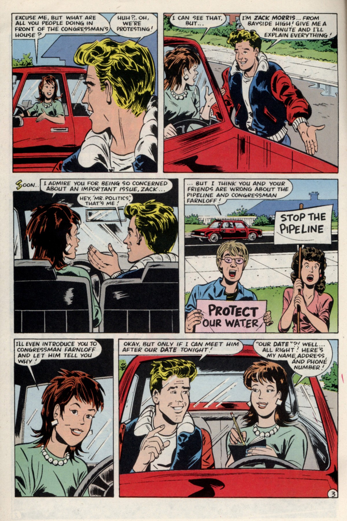 Read online Saved By The Bell comic -  Issue #4 - 6