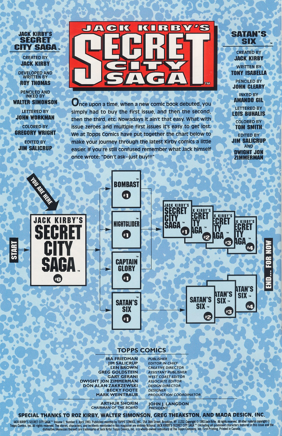 Read online Jack Kirby's Secret City Saga comic -  Issue #0 - 2