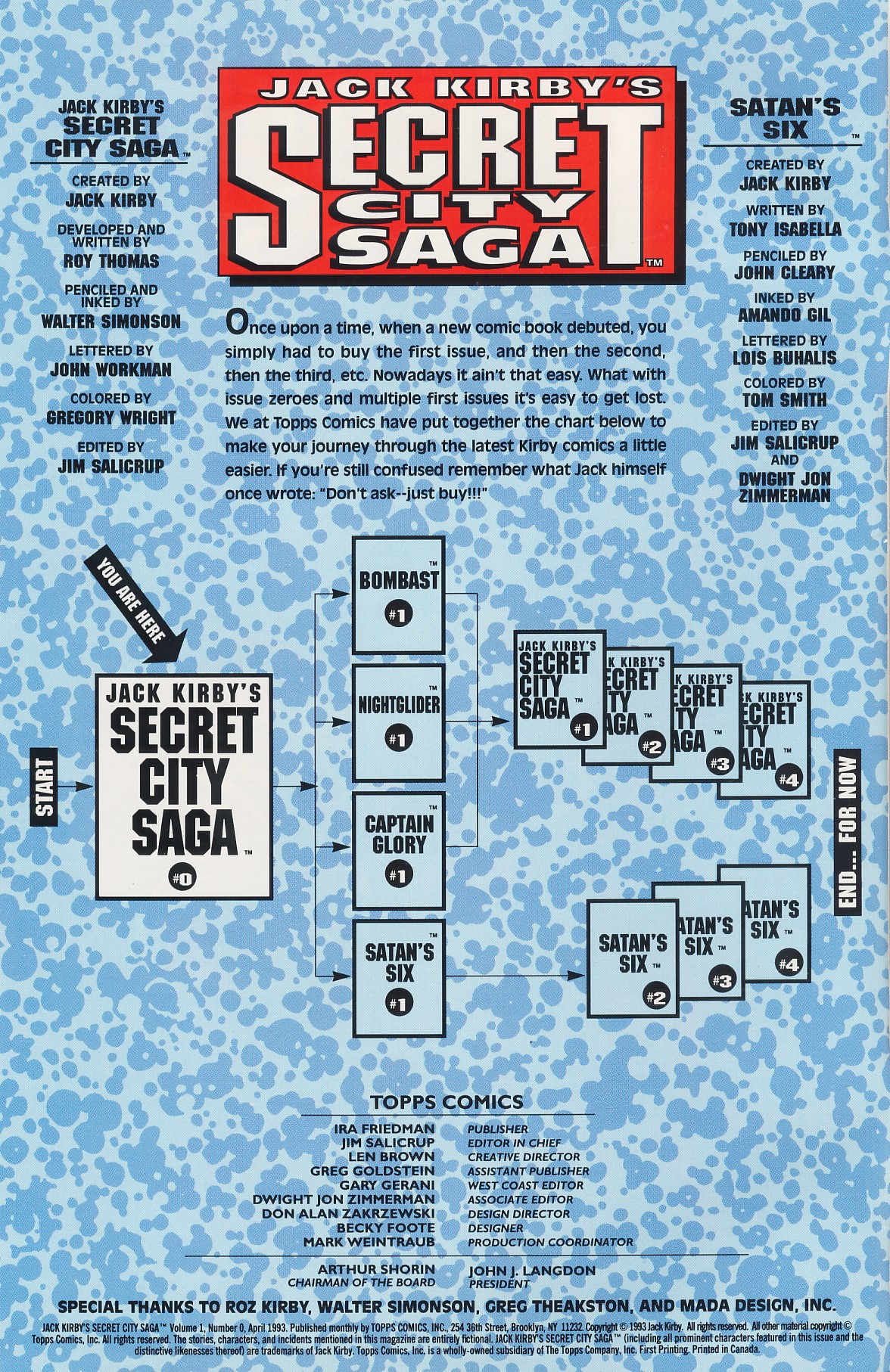 Read online Jack Kirby's Secret City Saga comic -  Issue #0 - 2