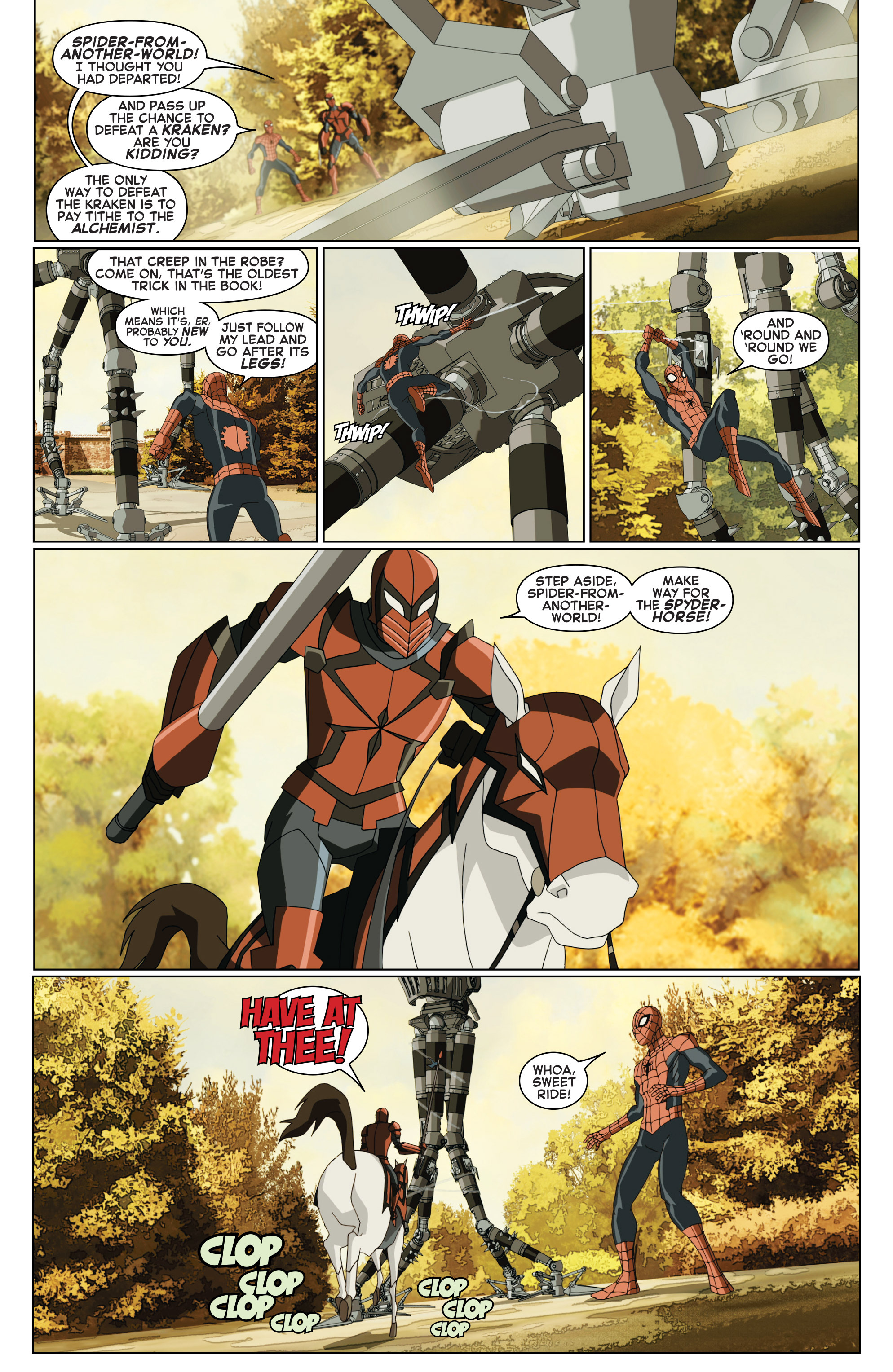 Read online Marvel Universe Ultimate Spider-Man Spider-Verse comic -  Issue #3 - 10