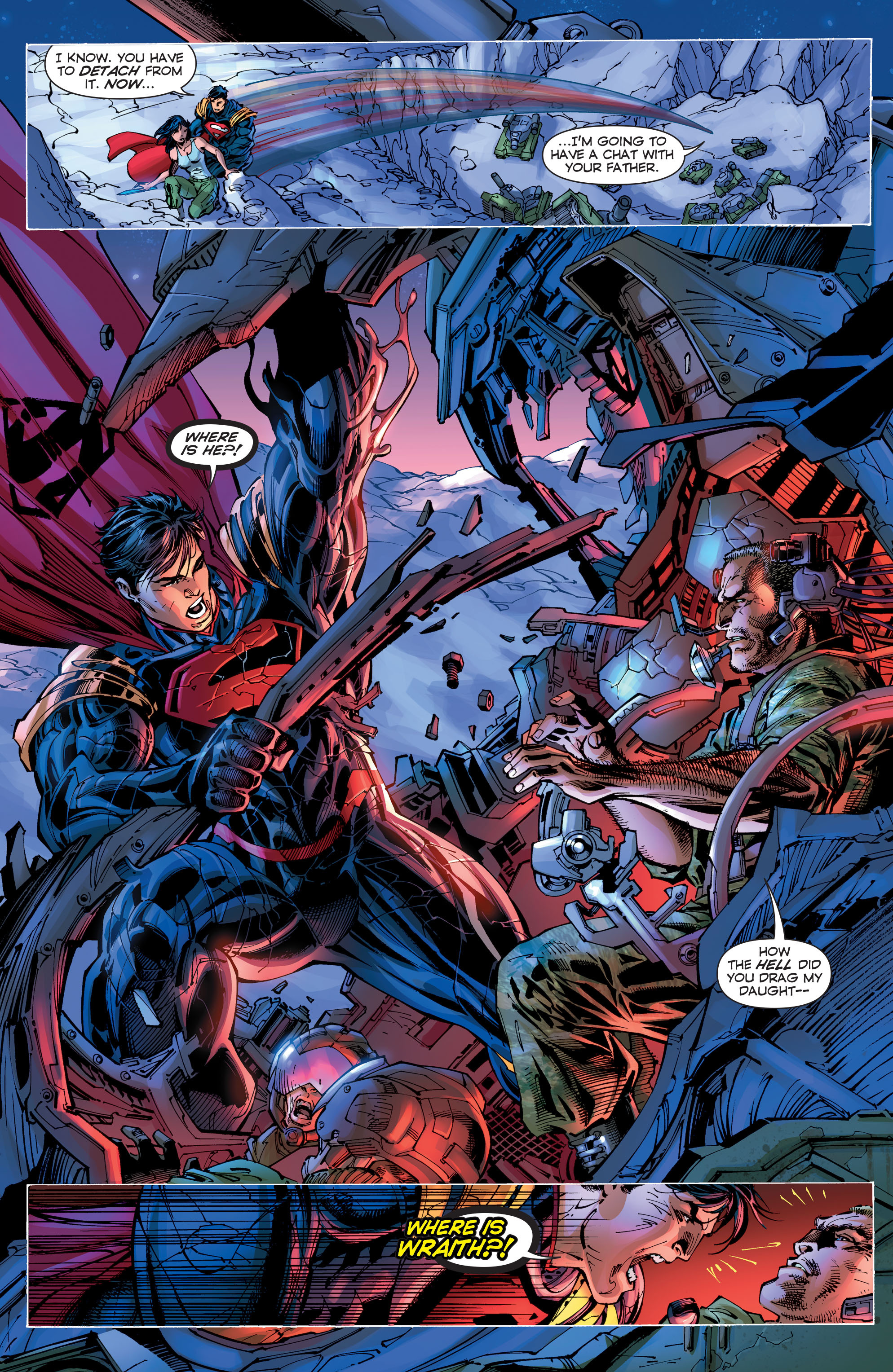Read online Superman Unchained (2013) comic -  Issue #7 - 23