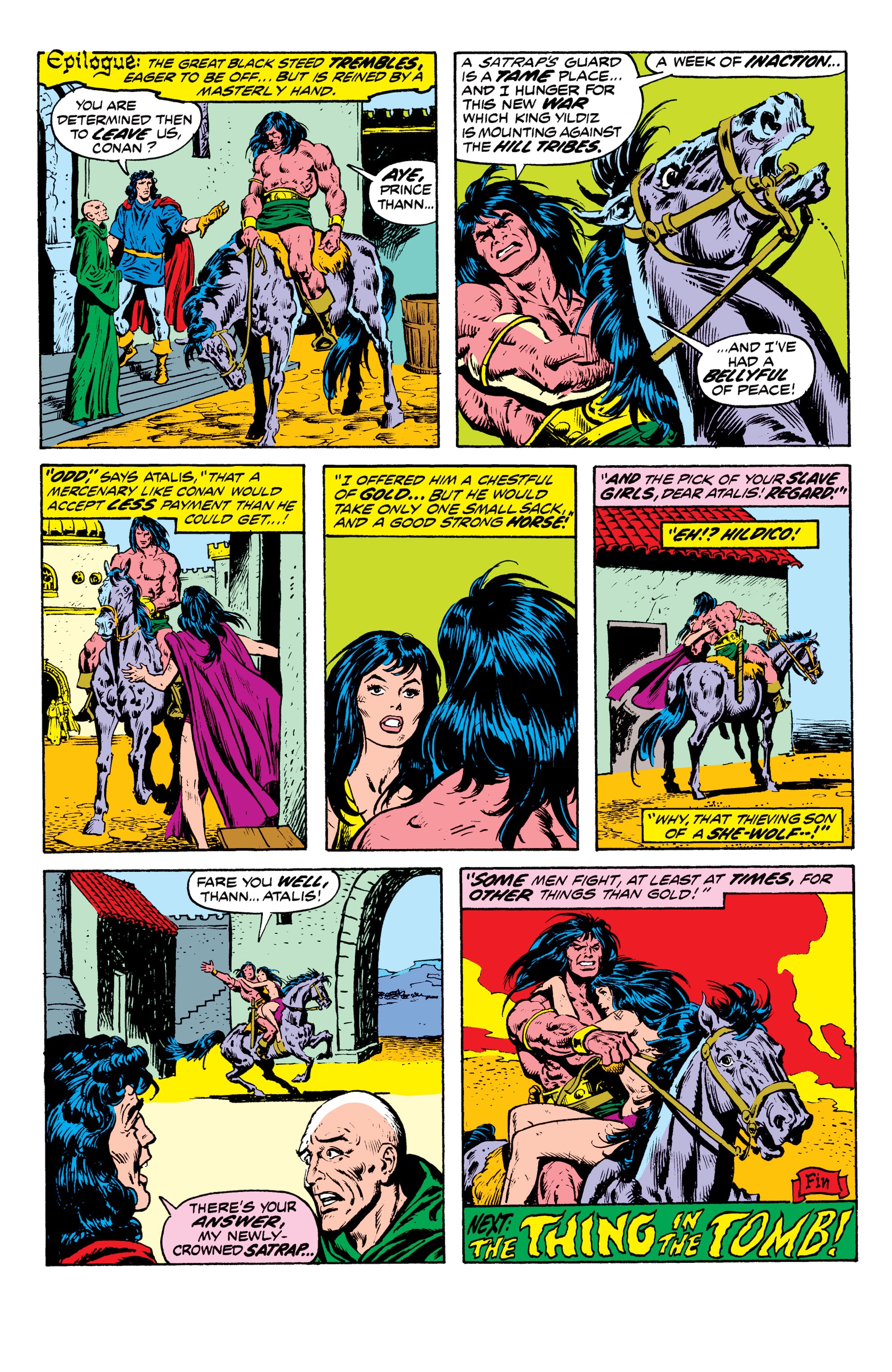 Read online Conan The Barbarian Epic Collection: The Original Marvel Years - The Curse Of The Golden Skull comic -  Issue # TPB (Part 1) - 86