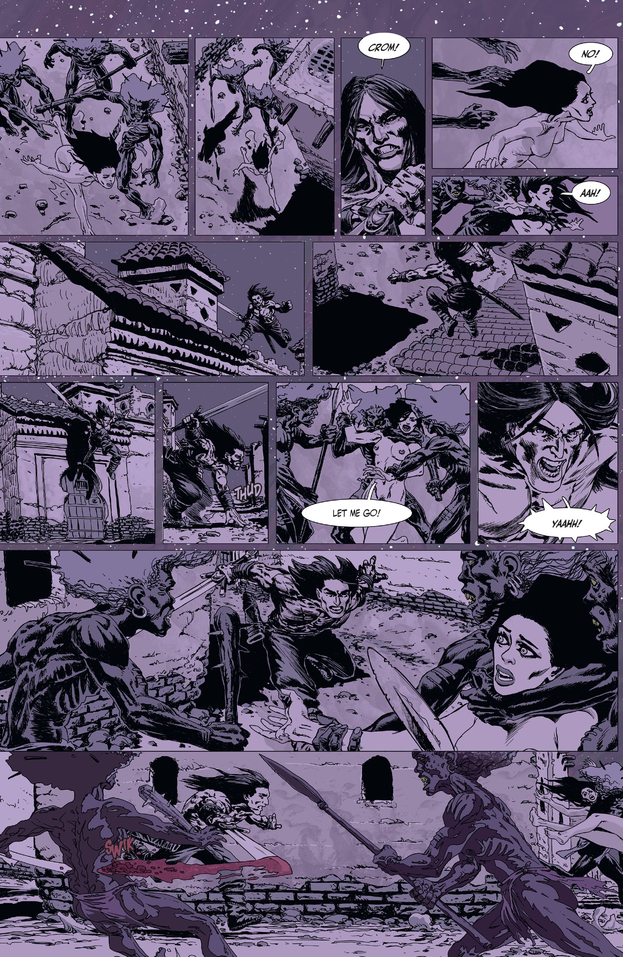 Read online The Cimmerian: The Man-Eaters Of Zamboula comic -  Issue #1 - 15