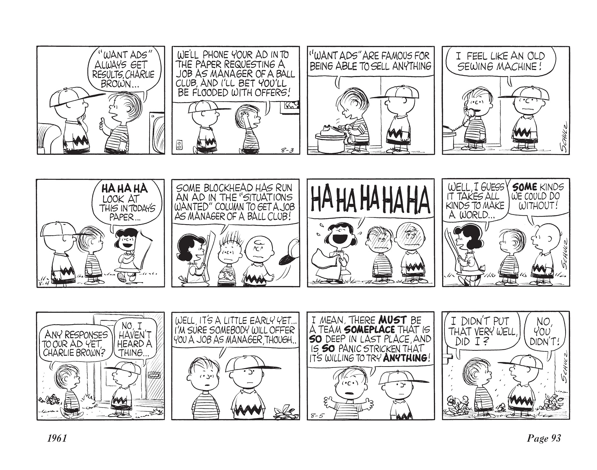Read online The Complete Peanuts comic -  Issue # TPB 6 - 108