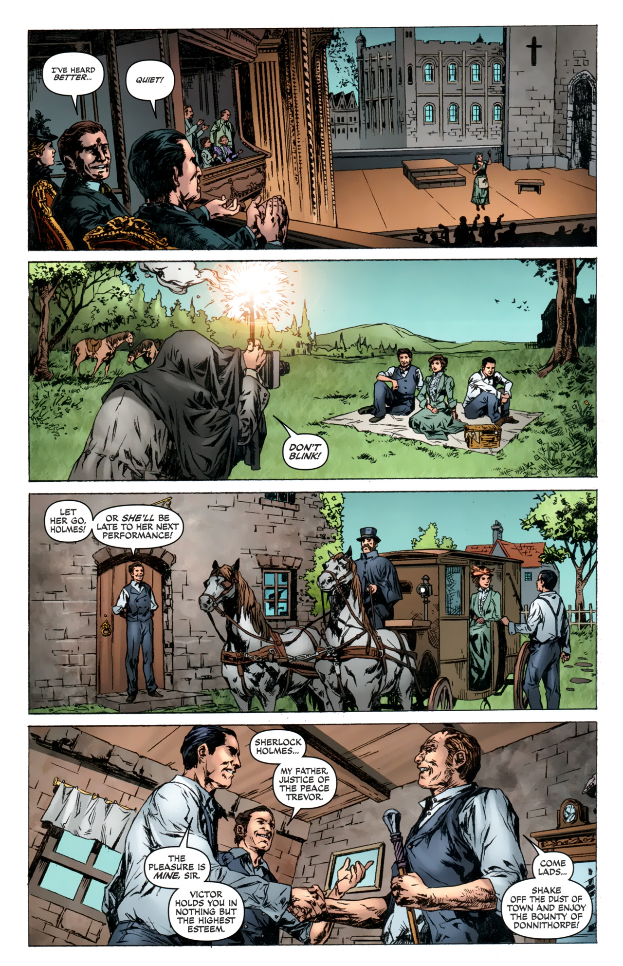 Read online Sherlock Holmes: Year One comic -  Issue #4 - 16