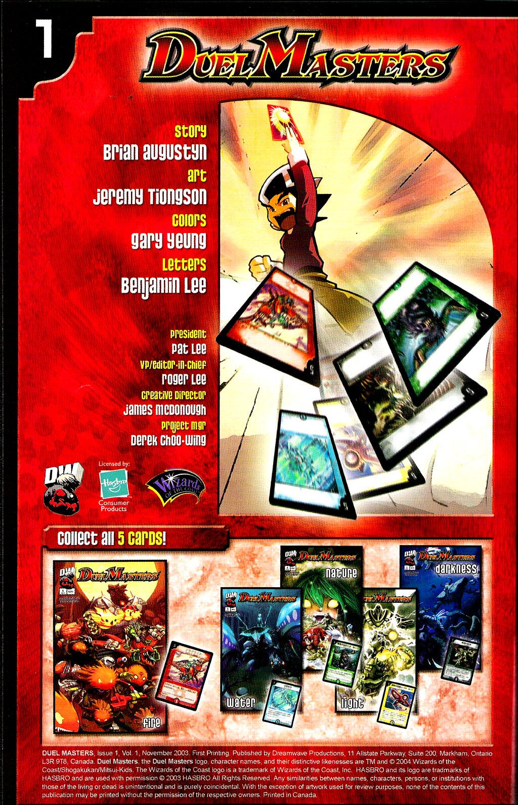 Read online Duel Masters comic -  Issue #1 - 2