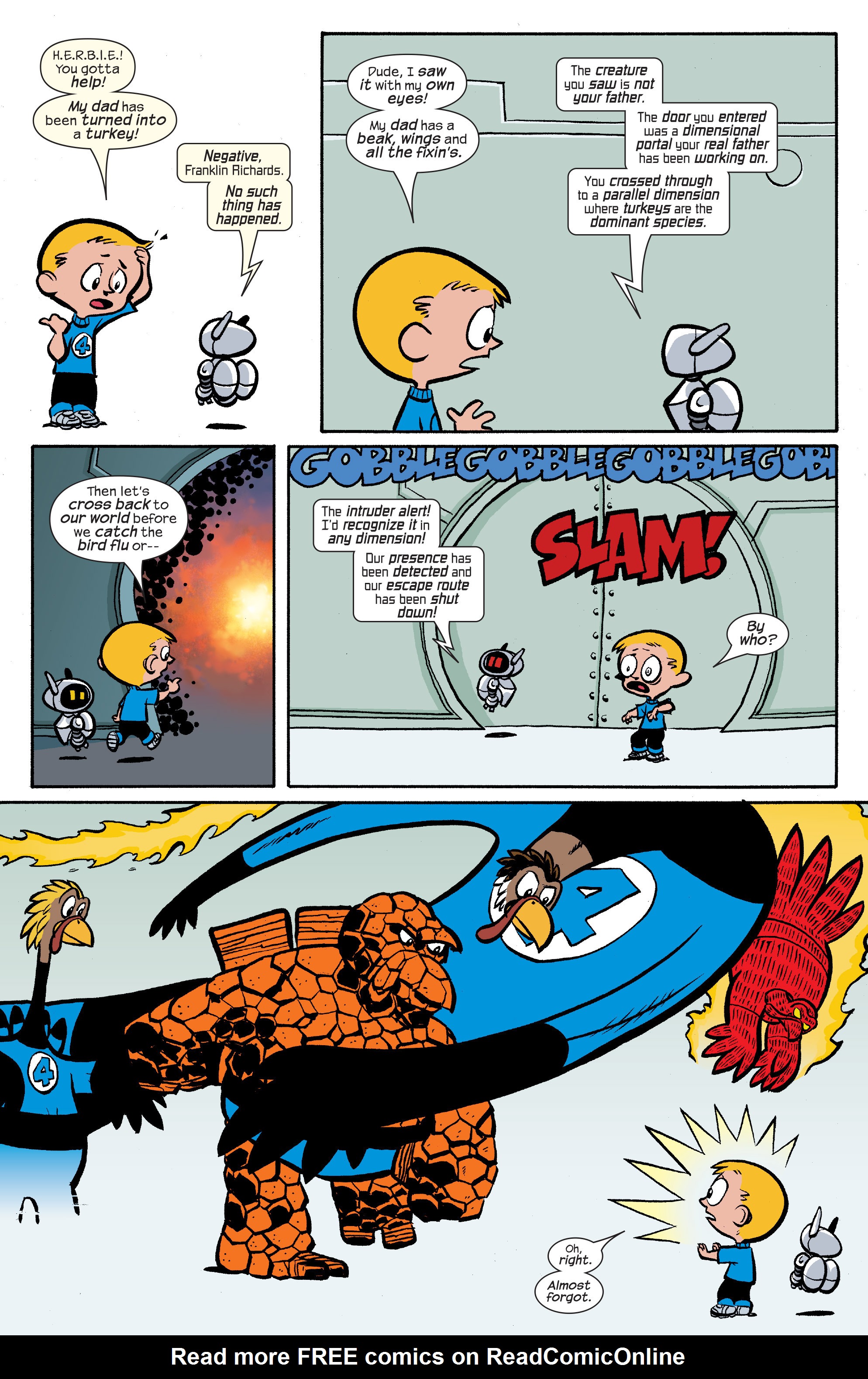 Read online Franklin Richards: Happy Franksgiving! comic -  Issue # Full - 24