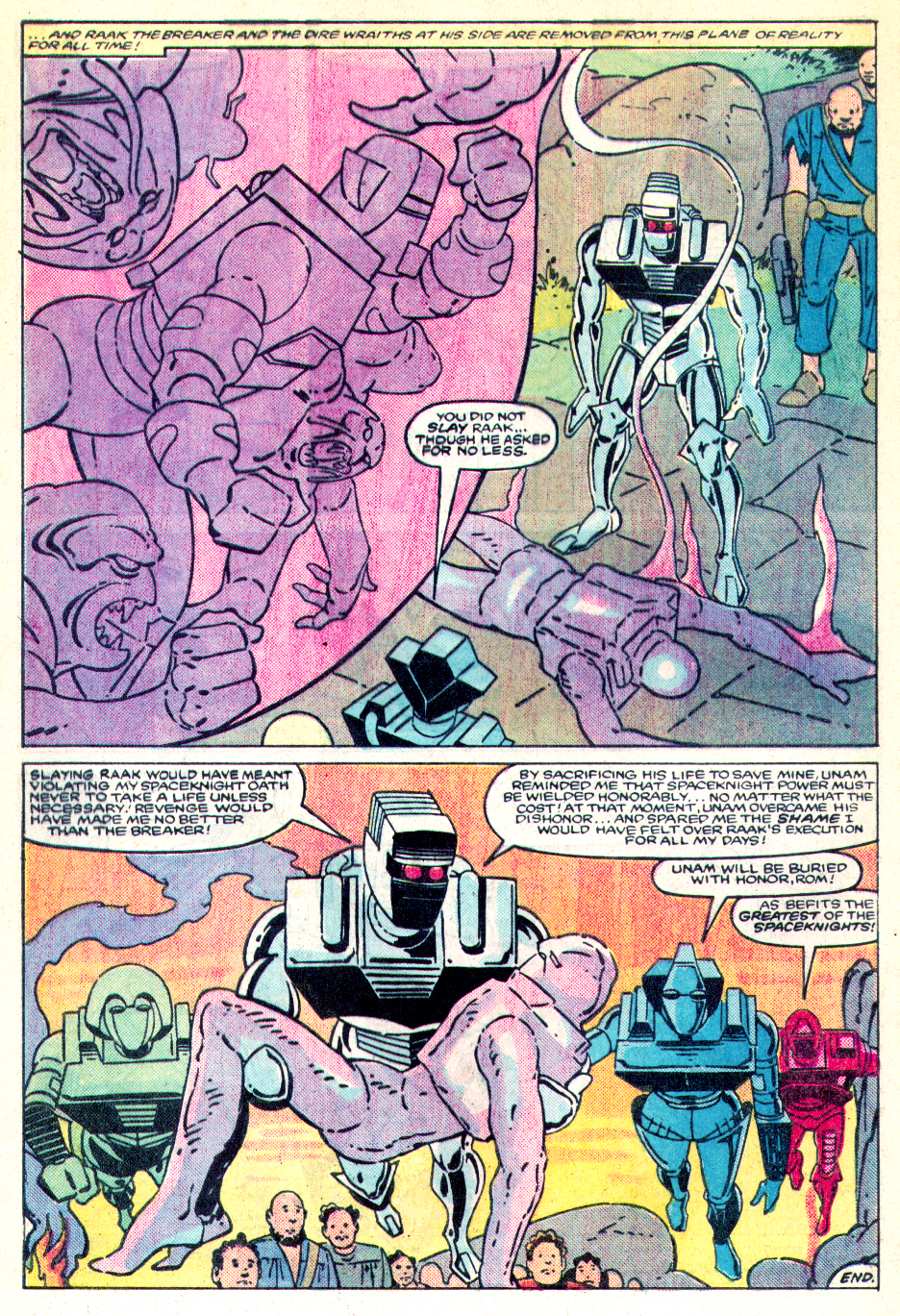 Read online ROM (1979) comic -  Issue #71 - 23
