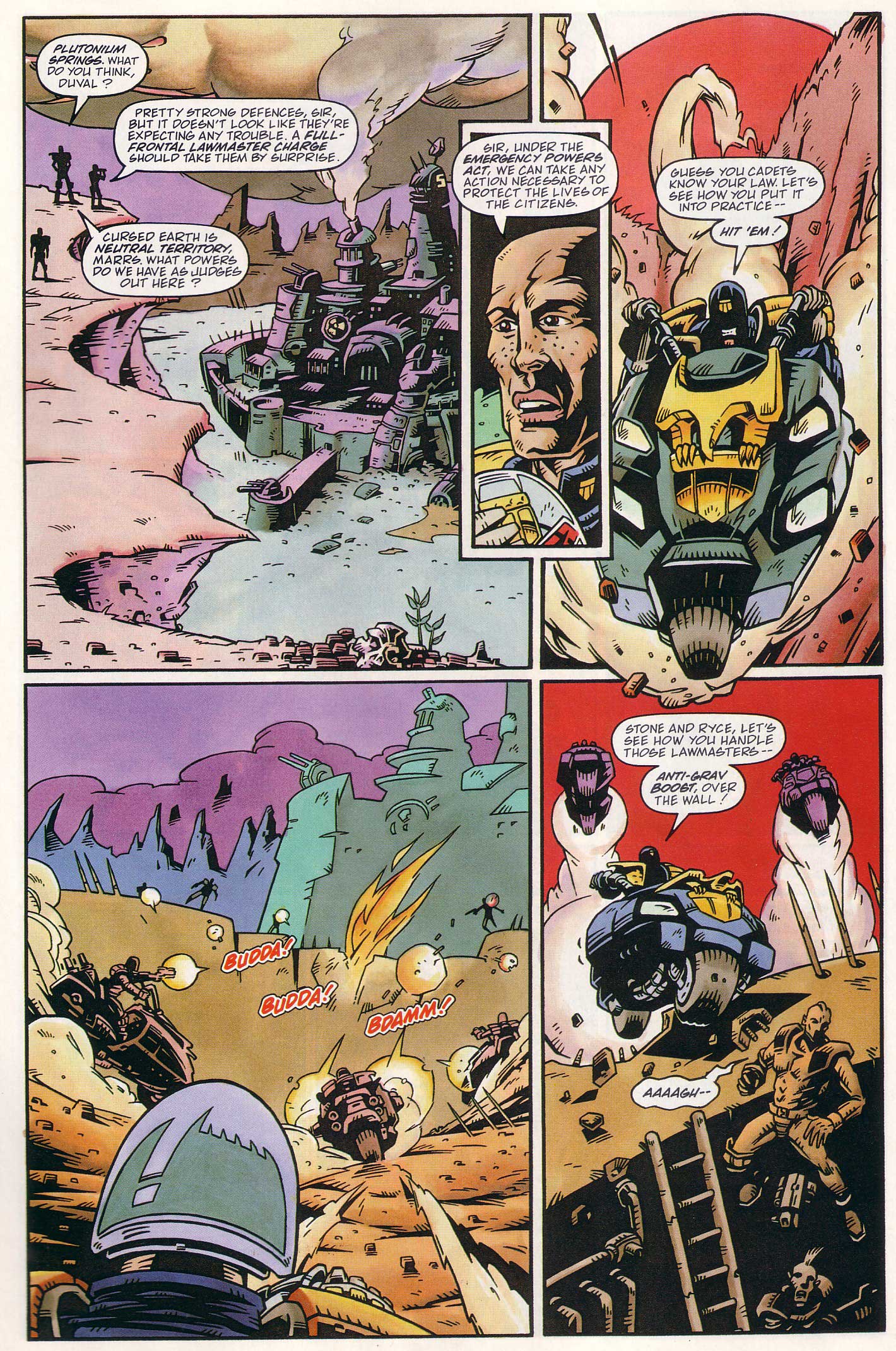 Read online Judge Dredd Lawman of the Future comic -  Issue #20 - 9