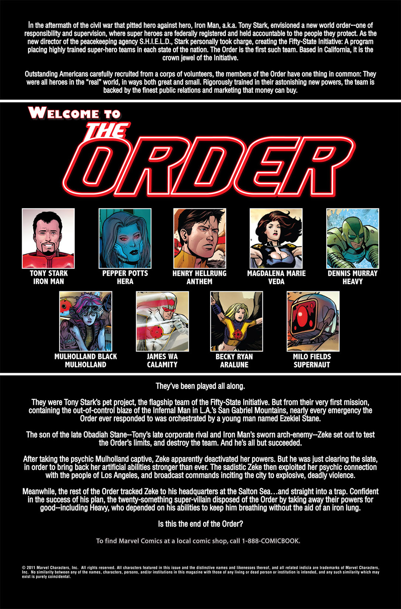 Read online The Order (2007) comic -  Issue #10 - 2