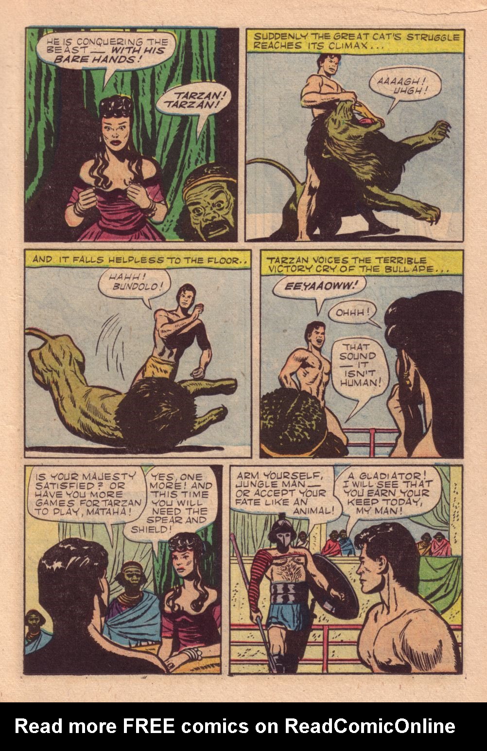 Read online Tarzan (1948) comic -  Issue #25 - 15
