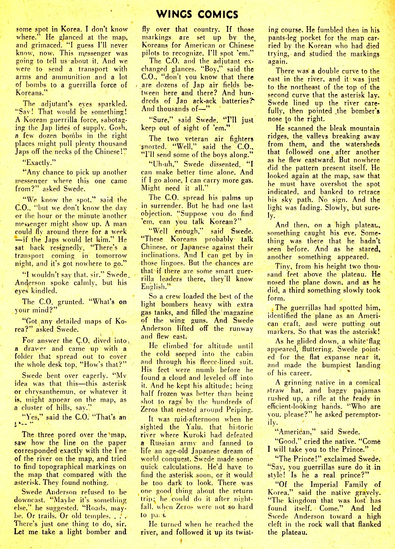 Read online Wings Comics comic -  Issue #54 - 29