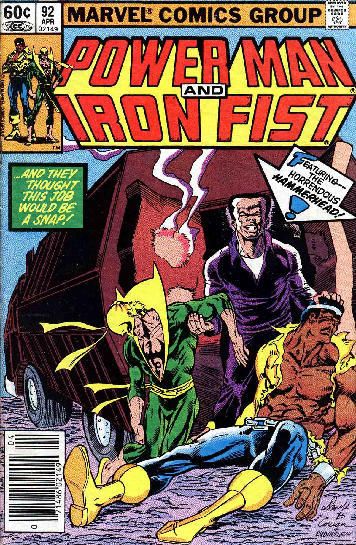 Read online Power Man and Iron Fist (1978) comic -  Issue #92 - 1