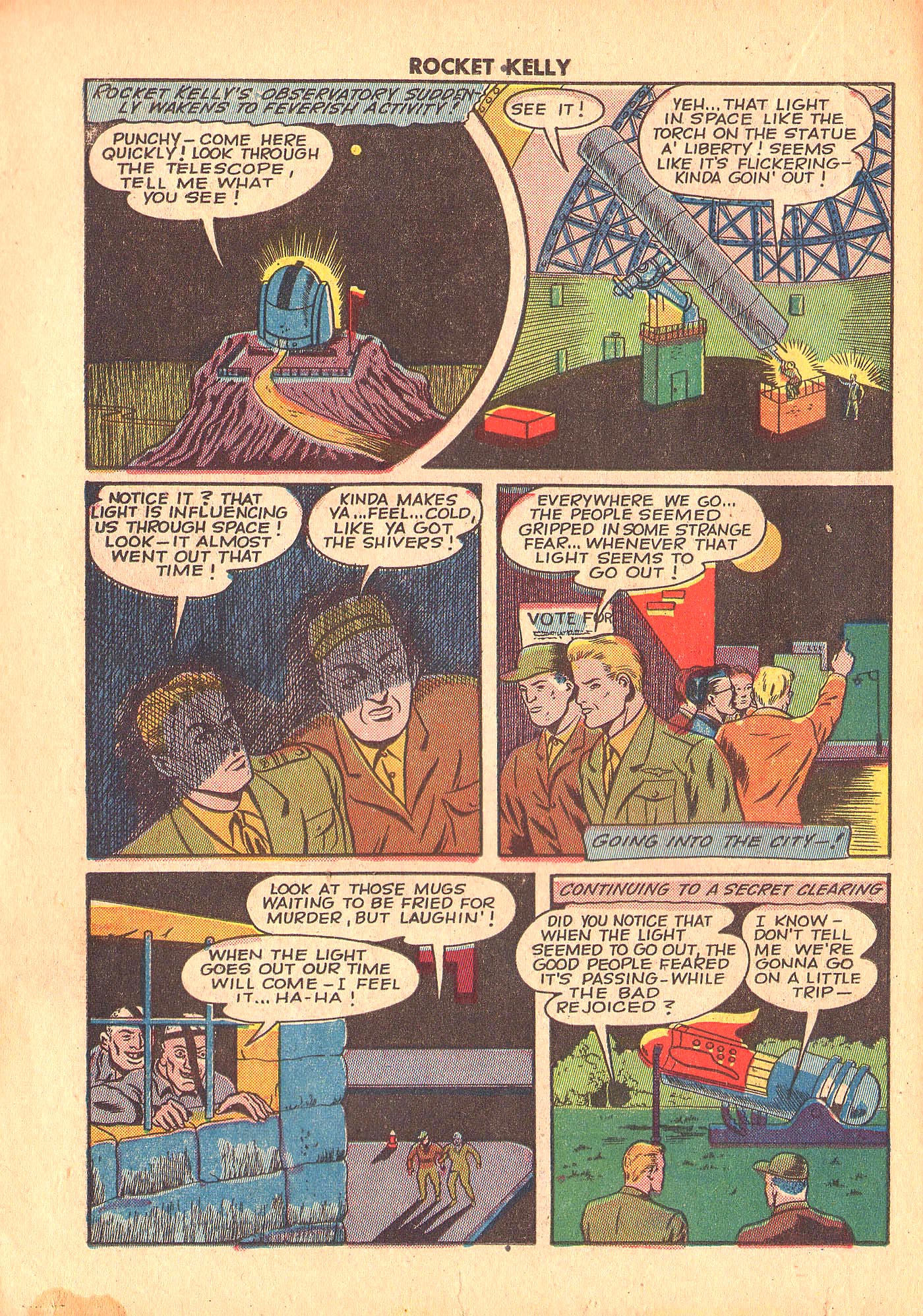 Read online Rocket Kelly (1945) comic -  Issue #1 - 14