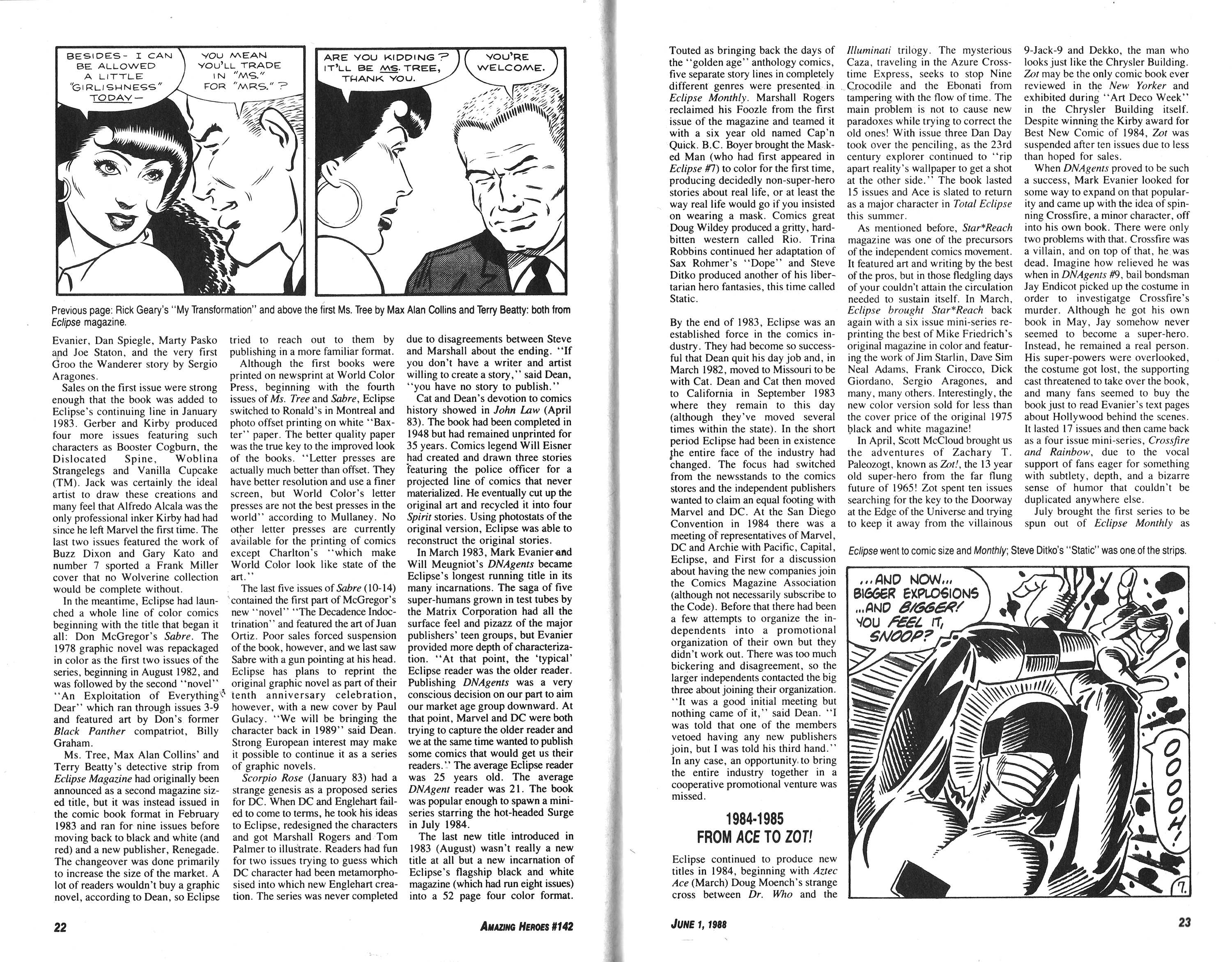 Read online Amazing Heroes comic -  Issue #142 - 12