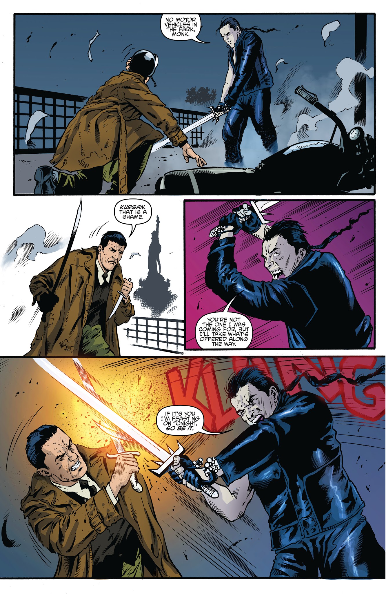 Read online Highlander: The American Dream comic -  Issue #5 - 10