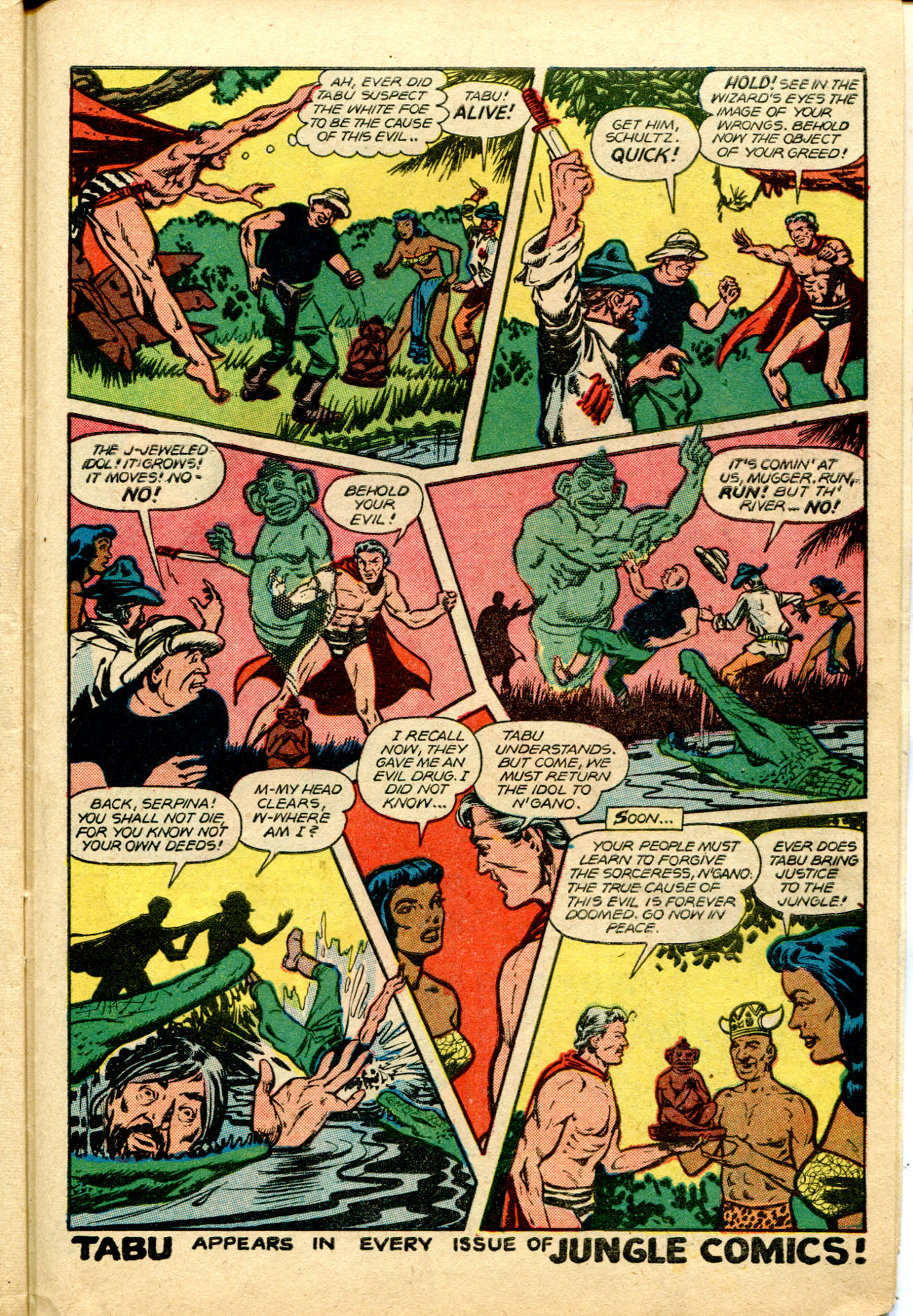Read online Jungle Comics comic -  Issue #95 - 42