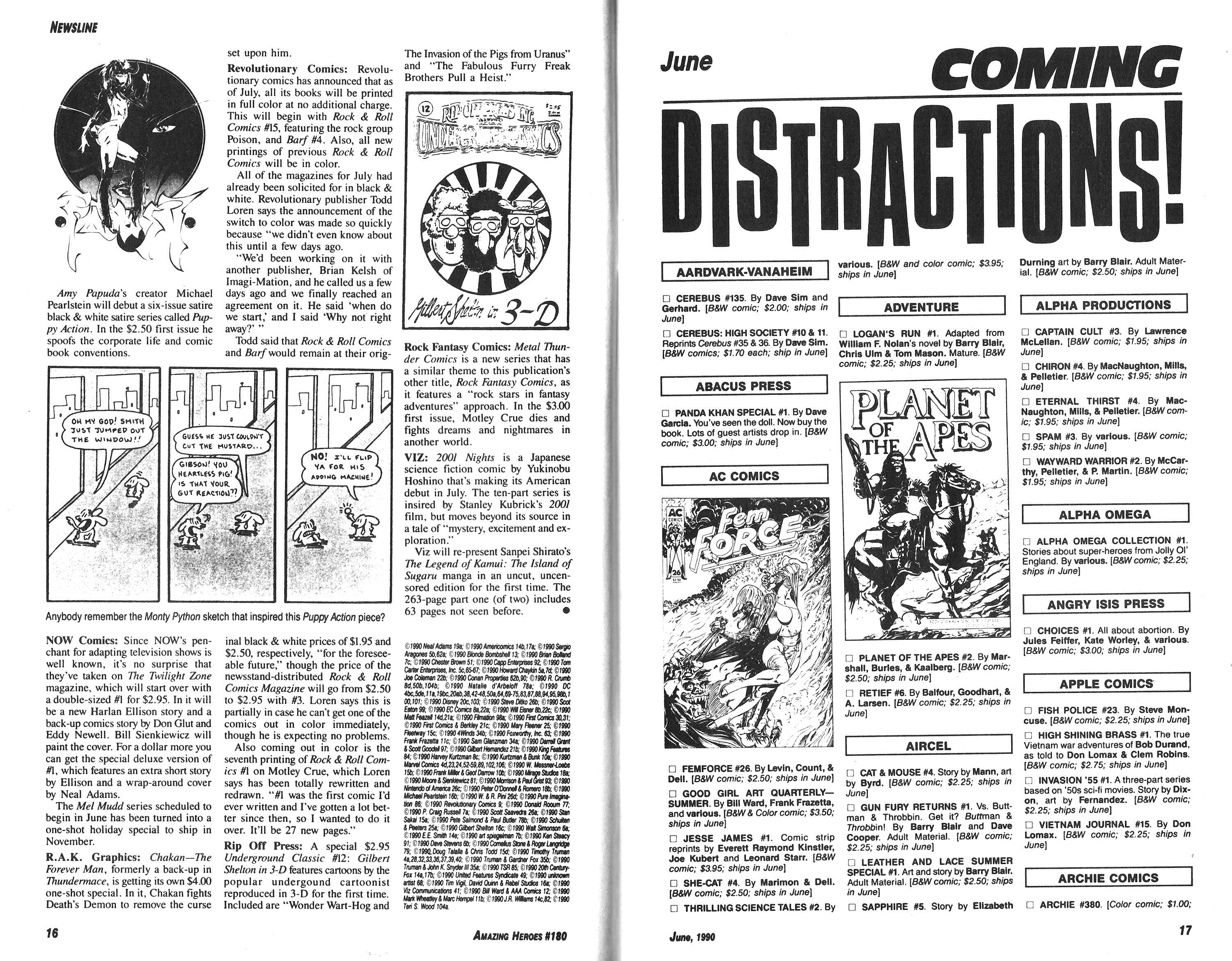 Read online Amazing Heroes comic -  Issue #180 - 9