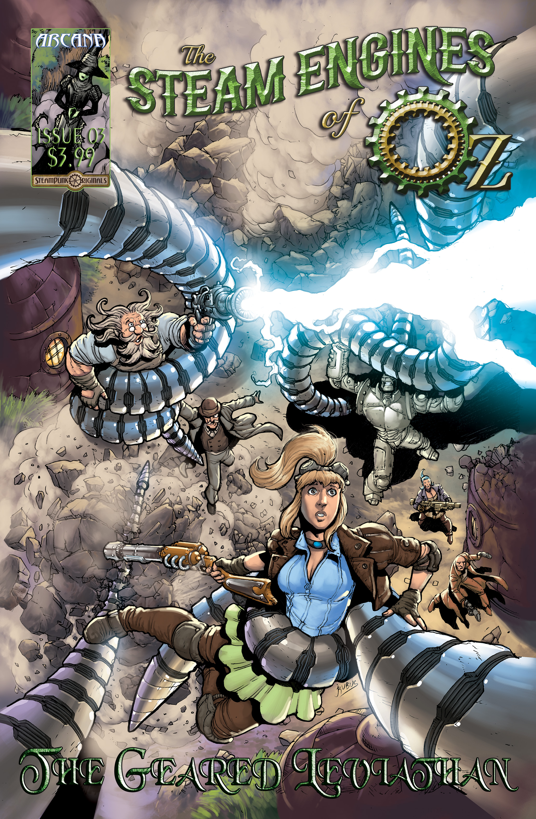 Read online The Steam Engines of Oz: The Geared Leviathan comic -  Issue #3 - 1