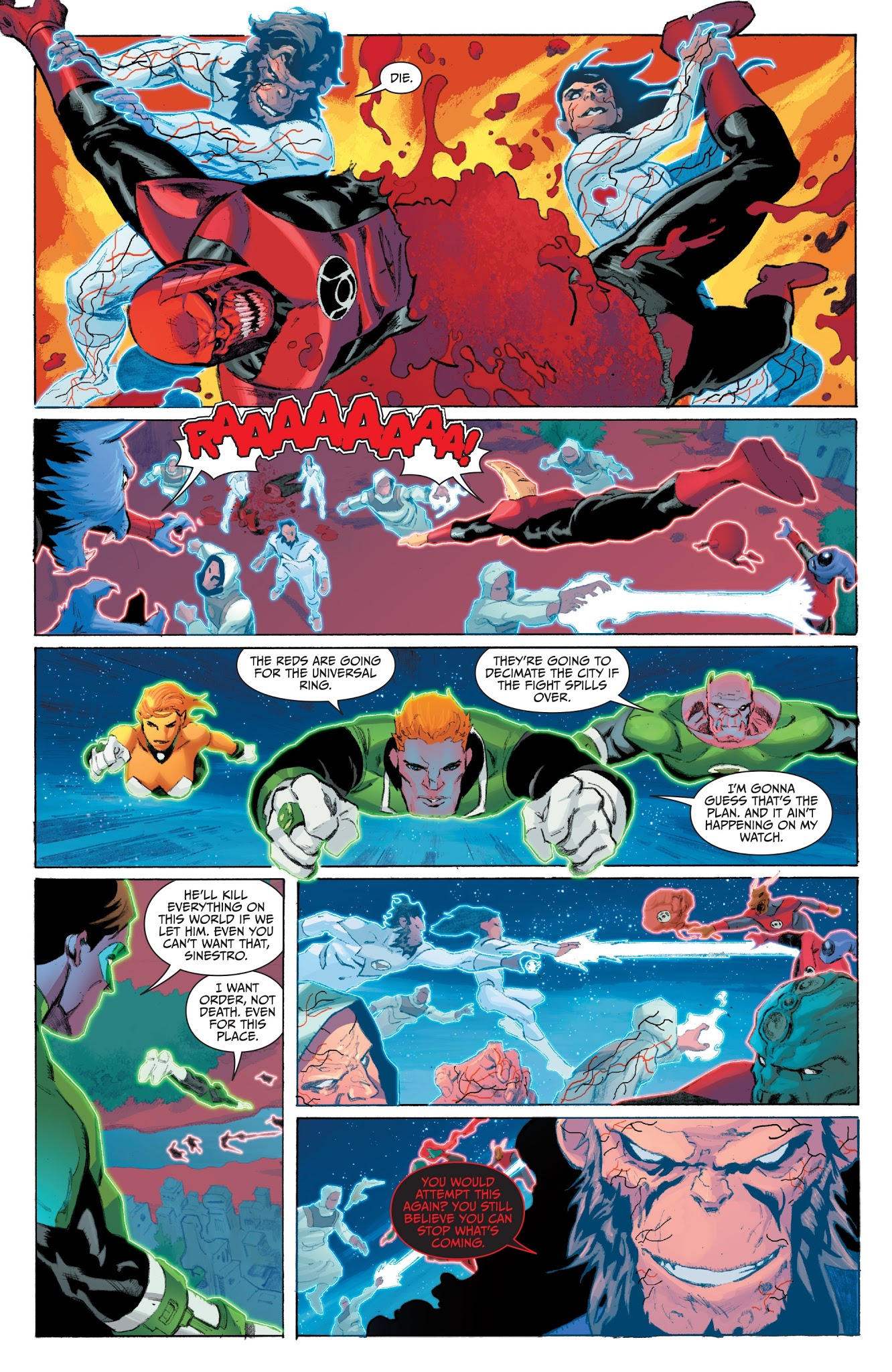 Read online Planet of the Apes/Green Lantern comic -  Issue #6 - 9