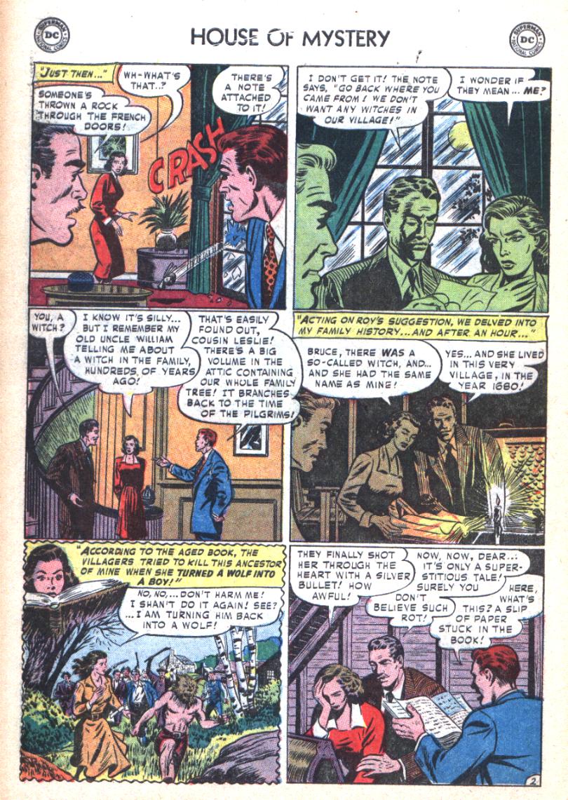 Read online House of Mystery (1951) comic -  Issue #5 - 36