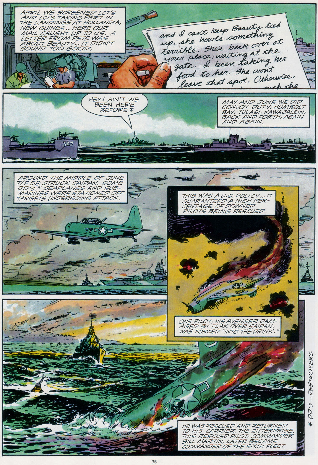 Read online Marvel Graphic Novel comic -  Issue #30 - A Sailor's Story - 41