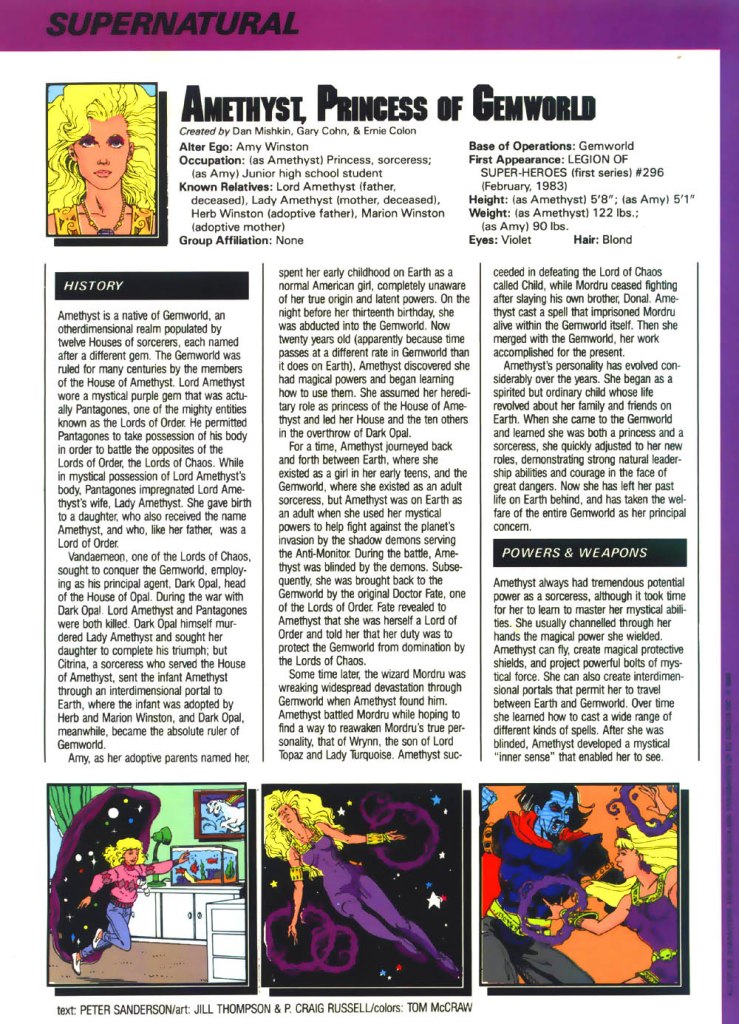 Read online Who's Who in the DC Universe comic -  Issue #1 - 6