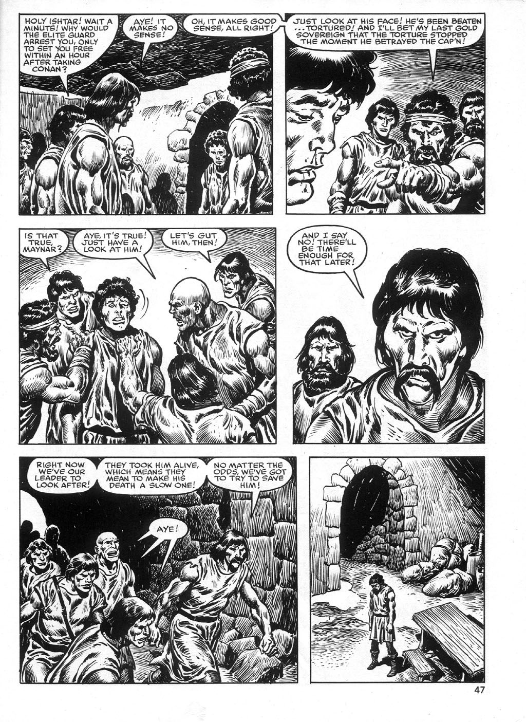 Read online The Savage Sword Of Conan comic -  Issue #99 - 46