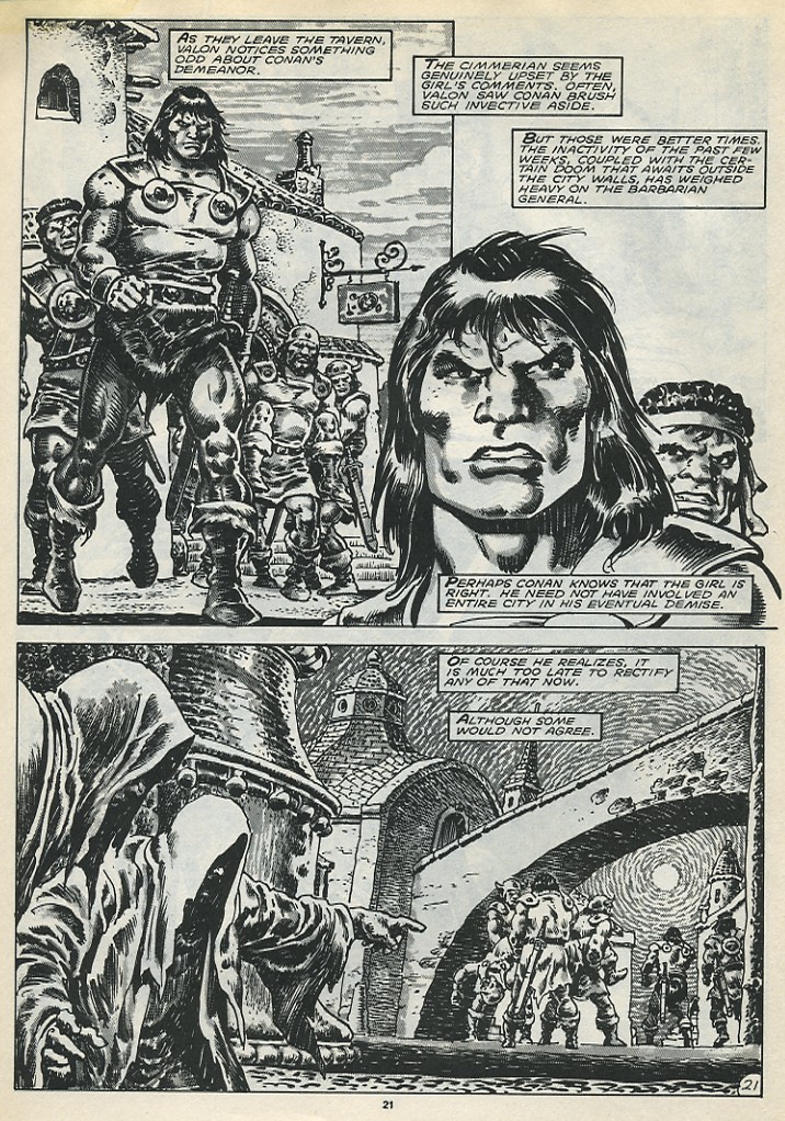 Read online The Savage Sword Of Conan comic -  Issue #173 - 23
