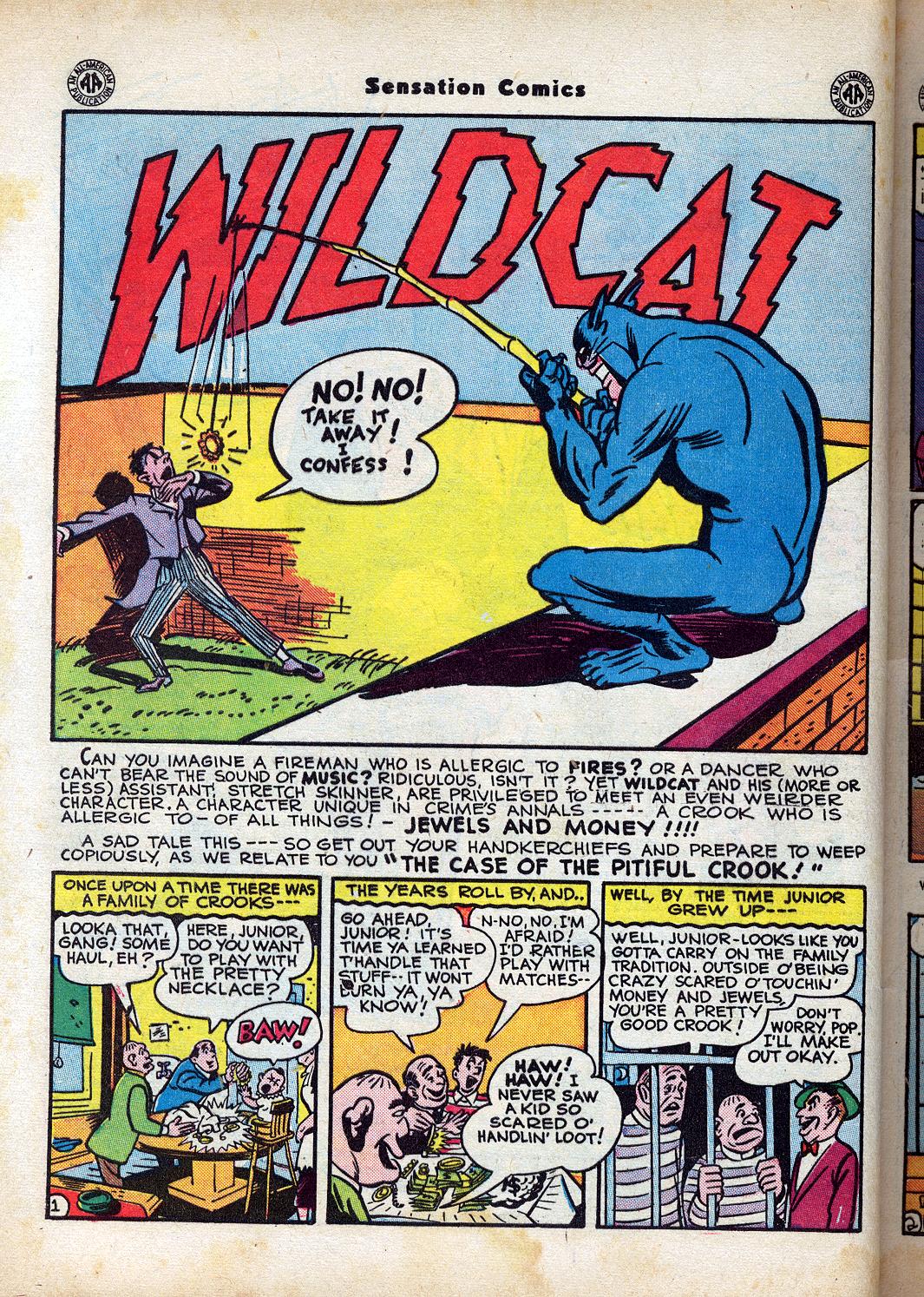 Read online Sensation (Mystery) Comics comic -  Issue #47 - 42